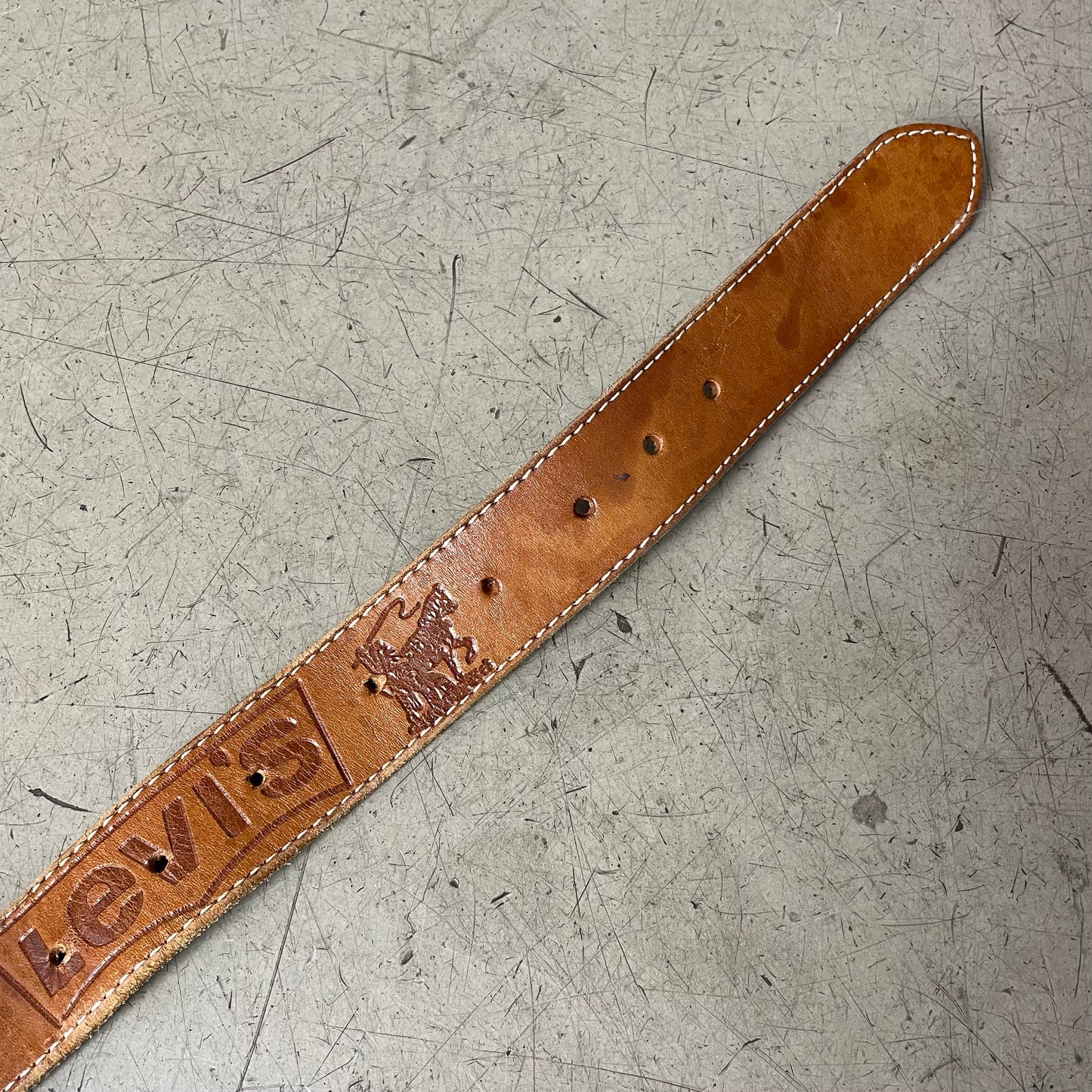 Vintage Levi’s Ledergürtel braun 112cm