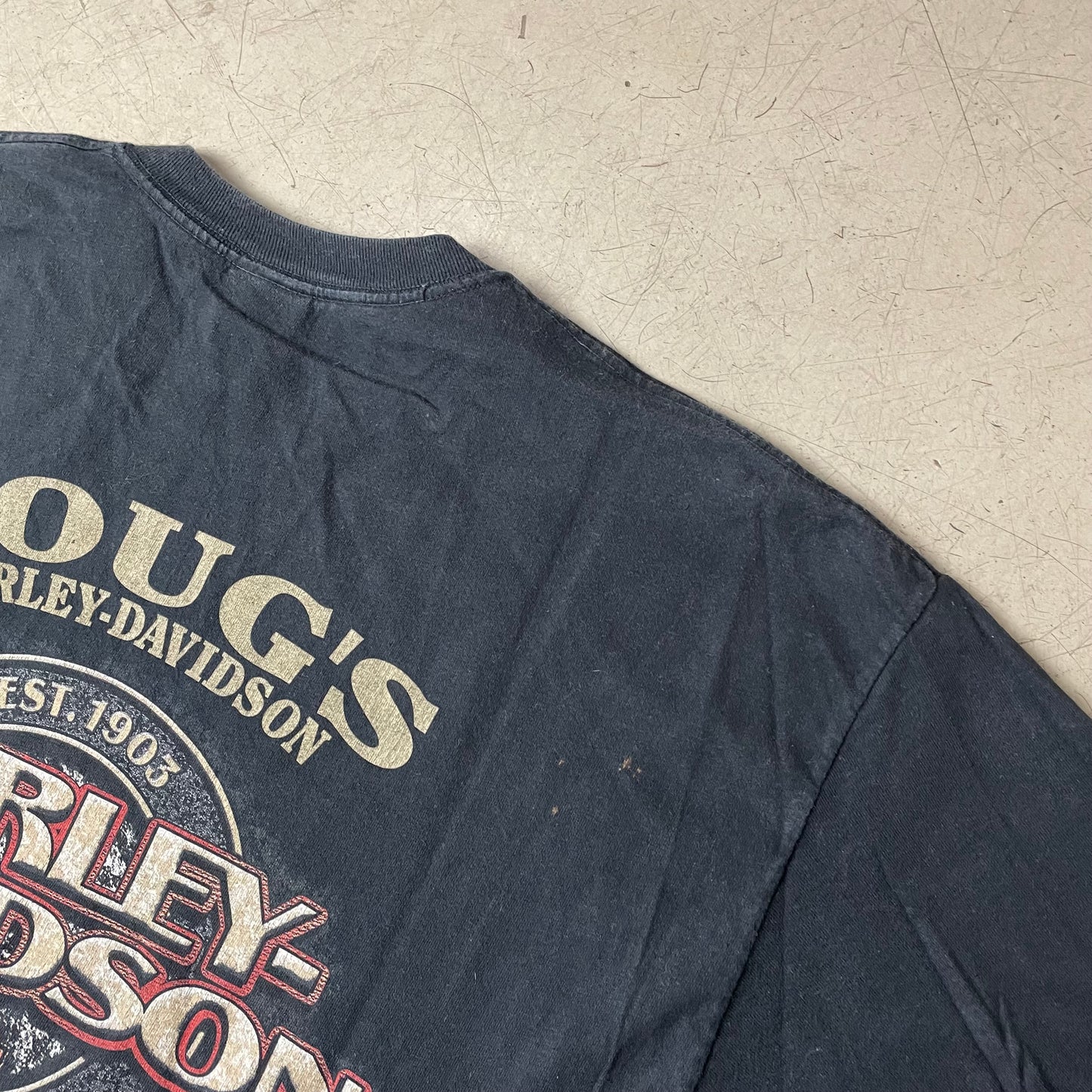 (XL) 2006 Harley Davidson Skull Tshirt Black