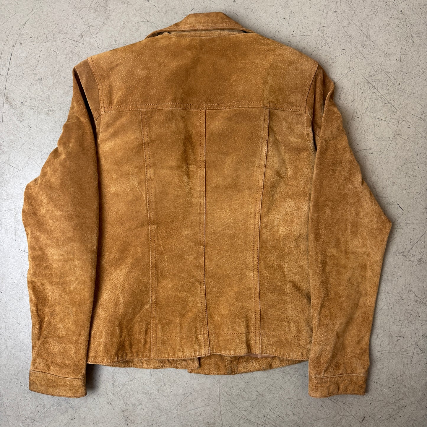 (M) Western Wildleder Jacke braun Damen Gr. 38