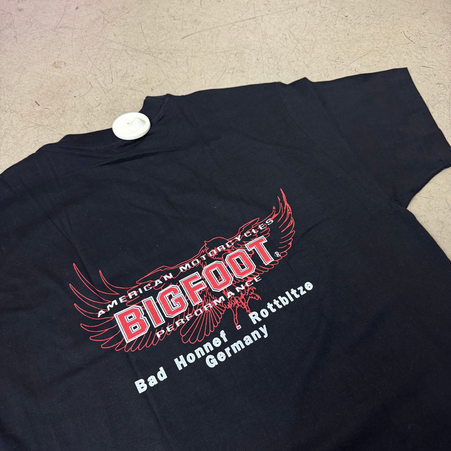 (L) Harley Davidson Eagle T-shirt schwarz Bigfoot