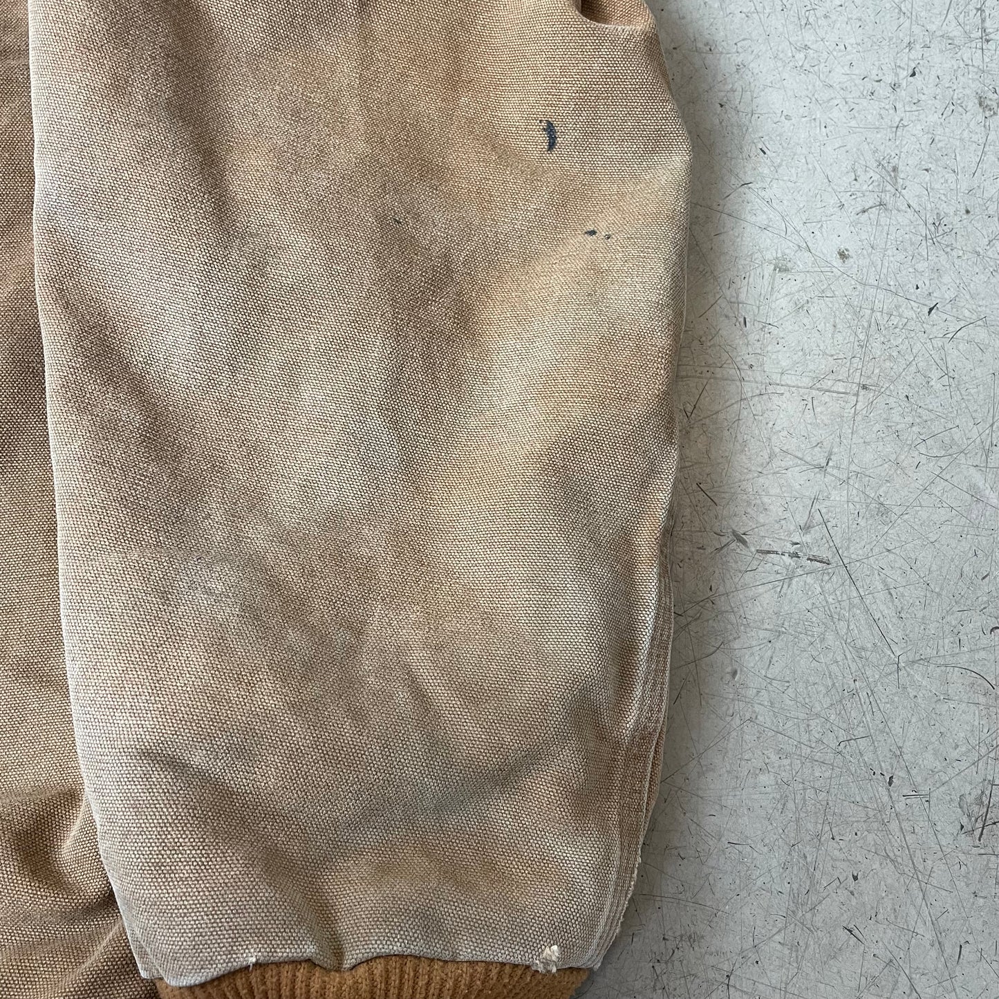 (L) Carhartt Active Hooded Jacket Braun Made in México Tall