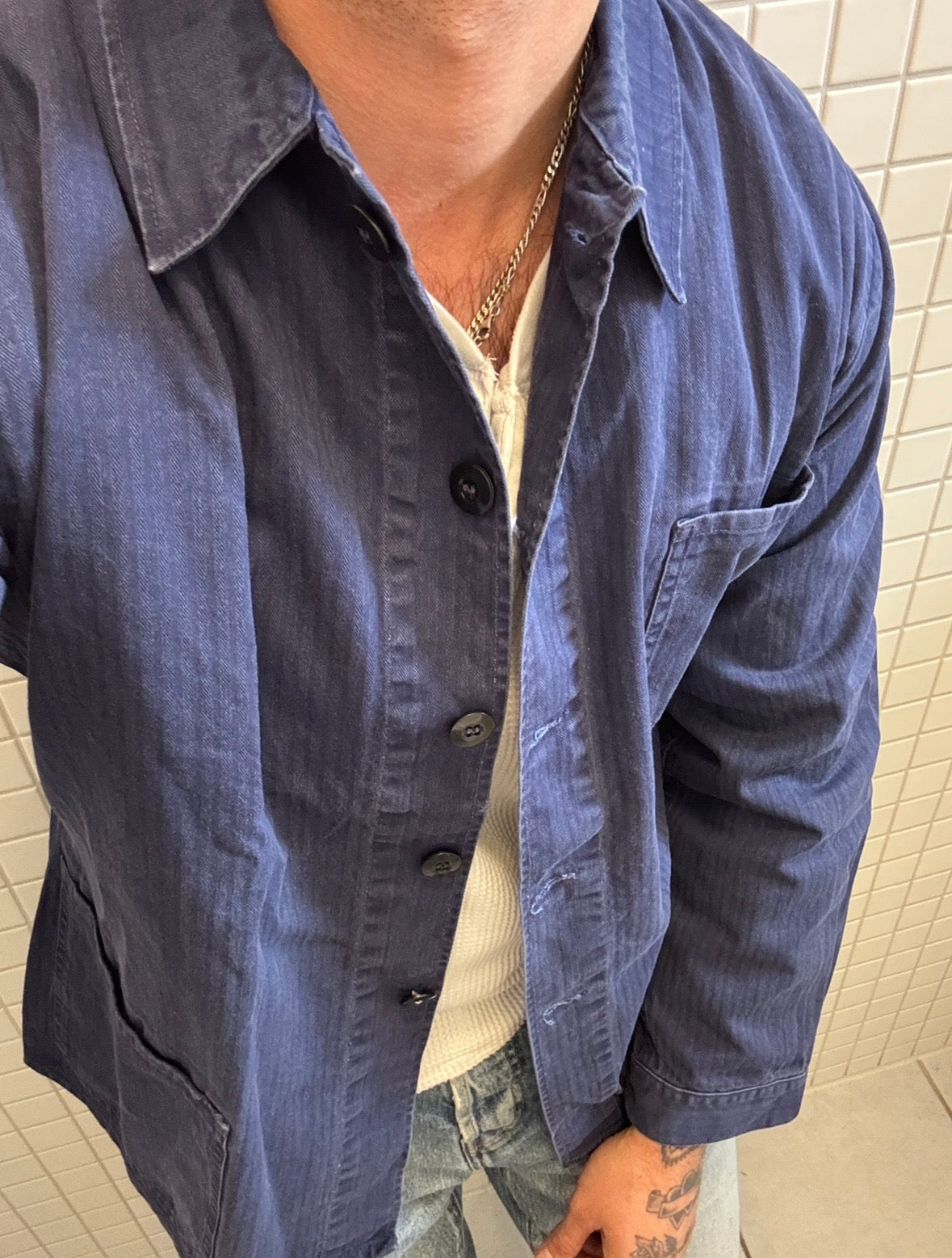(XL) French Work Shirt