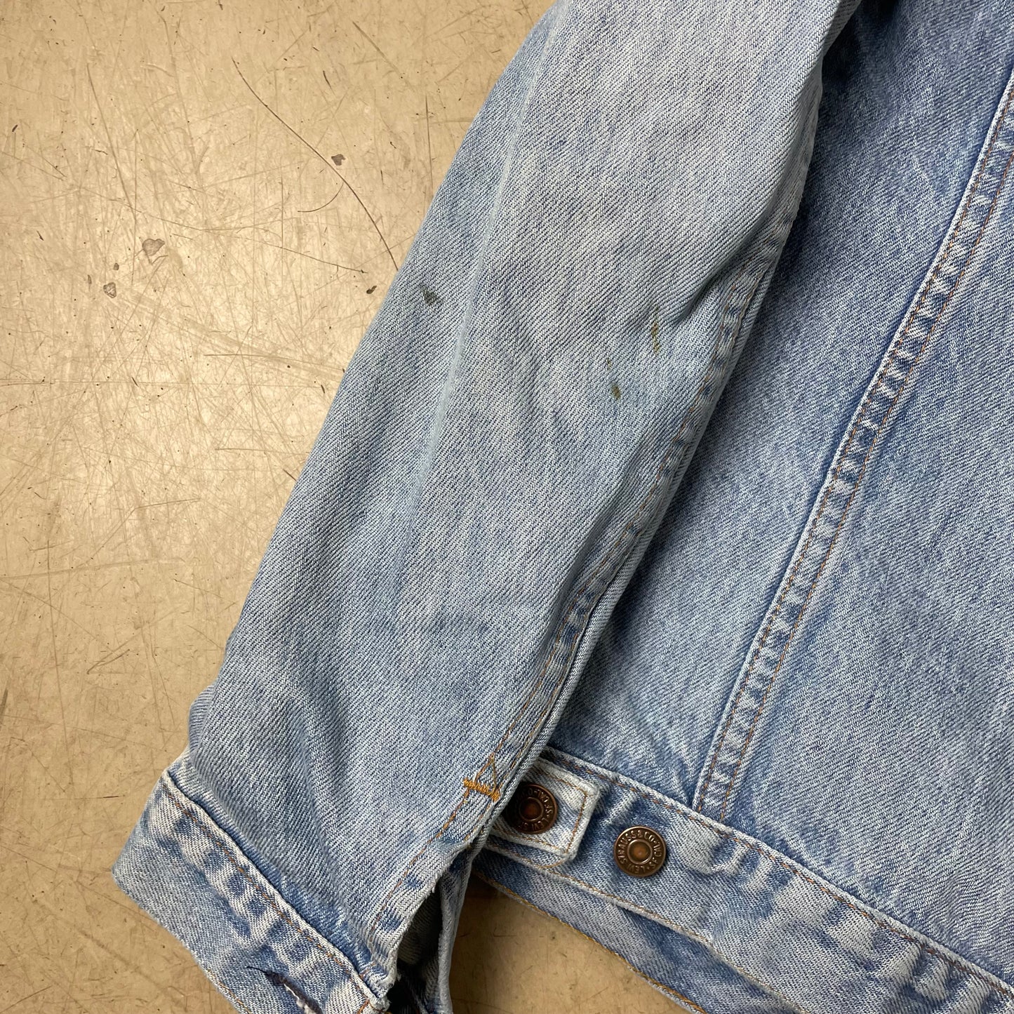 (S) 1983 Levi’s Denim Jacket Jeansjacke faded hellblau