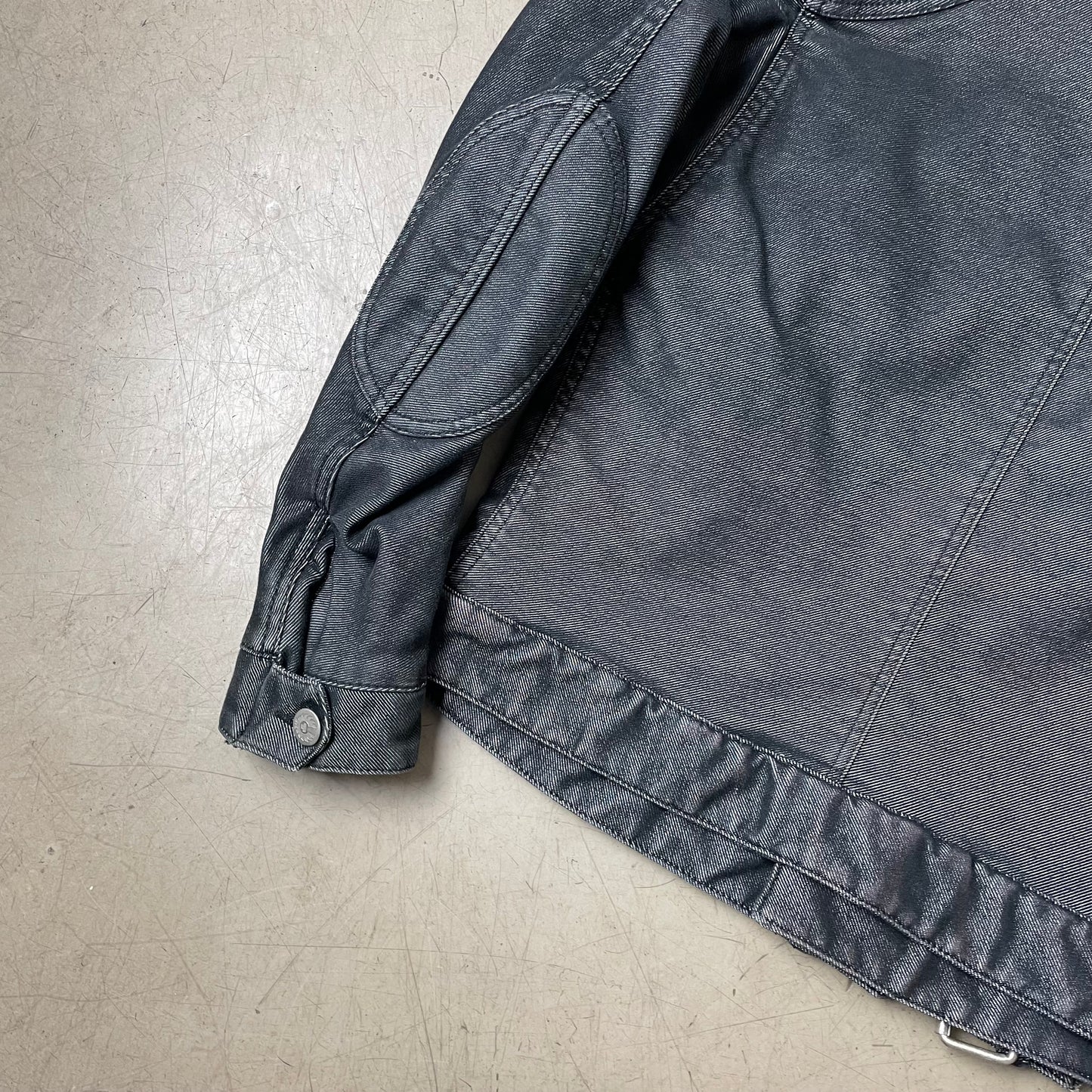 (S) Belstaff Wmn Denim Racing Jacket Navy blau grau