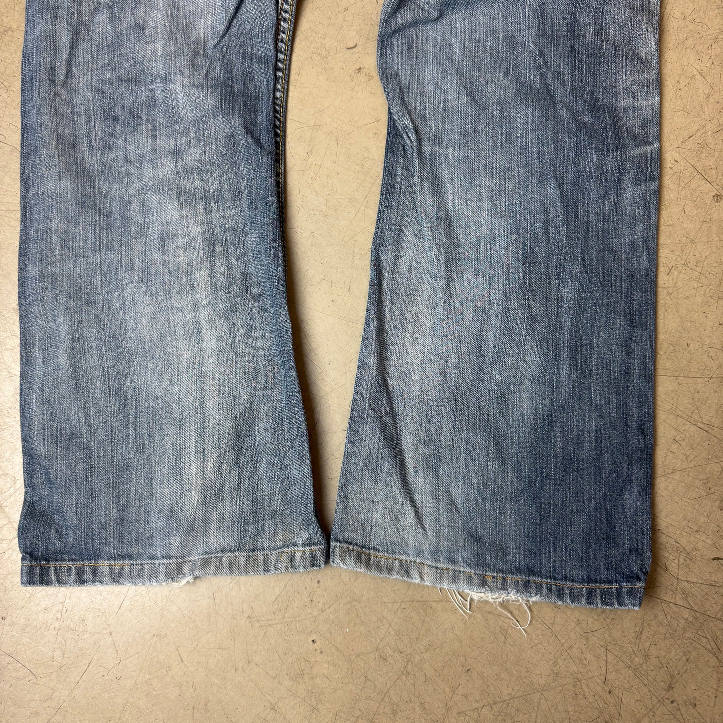 (M-L) Faded Levi‘s 512 Bootcut Jeanshose hellblau W32/L32