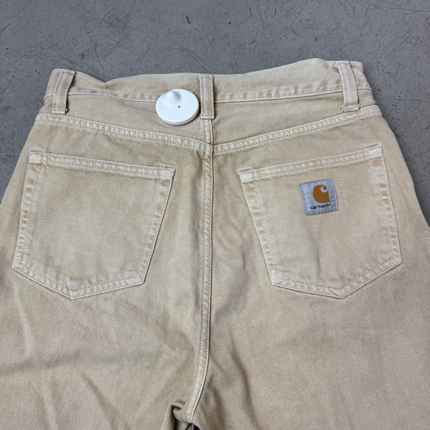 (S-M) Carhartt Jeanshose Beige W28
