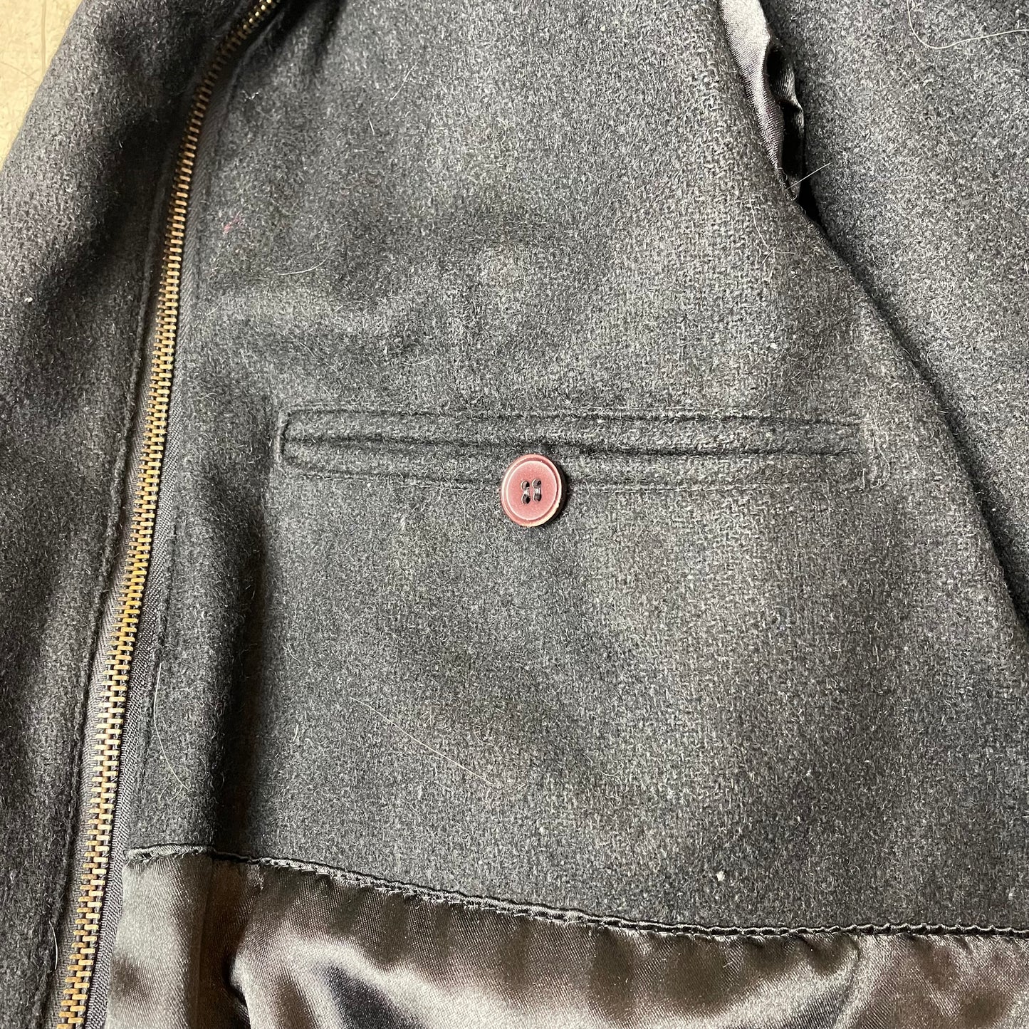 (L) Lederjacke schwarz