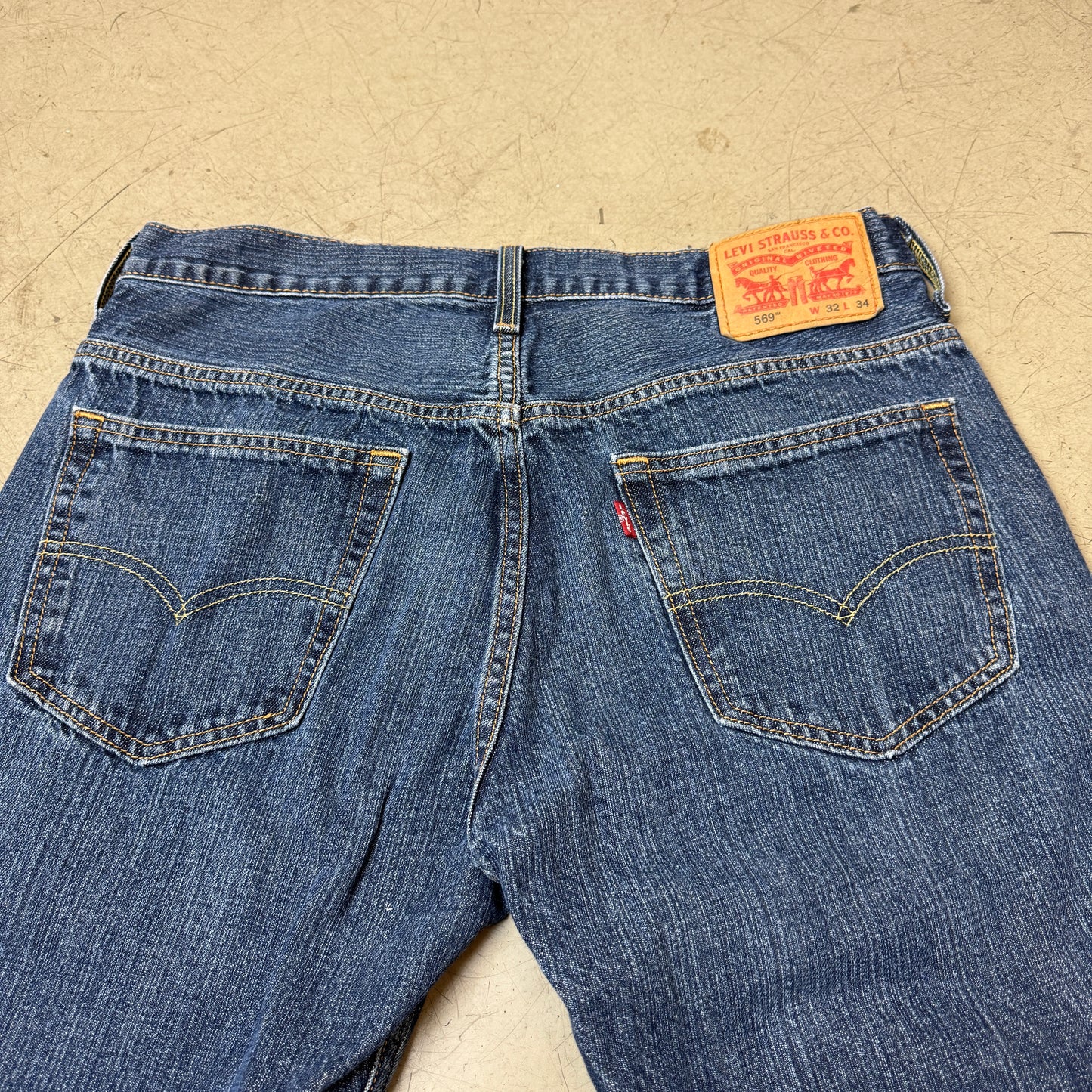 (L) Levi’s 569 Jeanshose blau W32/L34