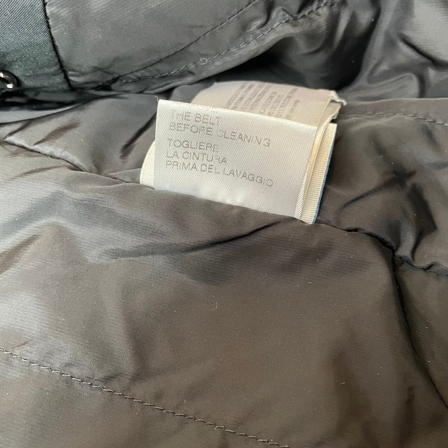 (M) Moncler Mantel Jacke lang schwarz