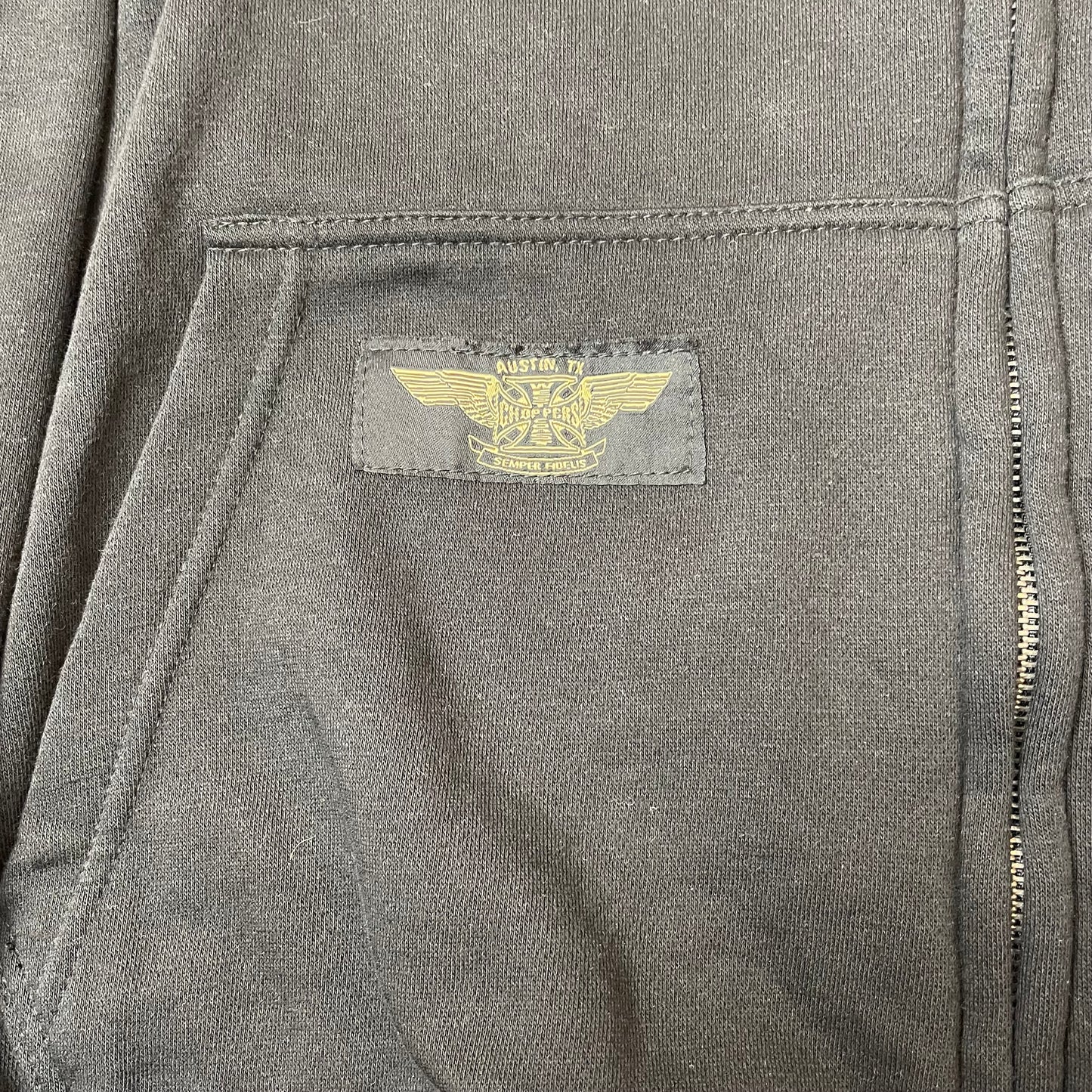 (XXL) Rare West Coast Choppers Zip Hoodie Biker schwarz
