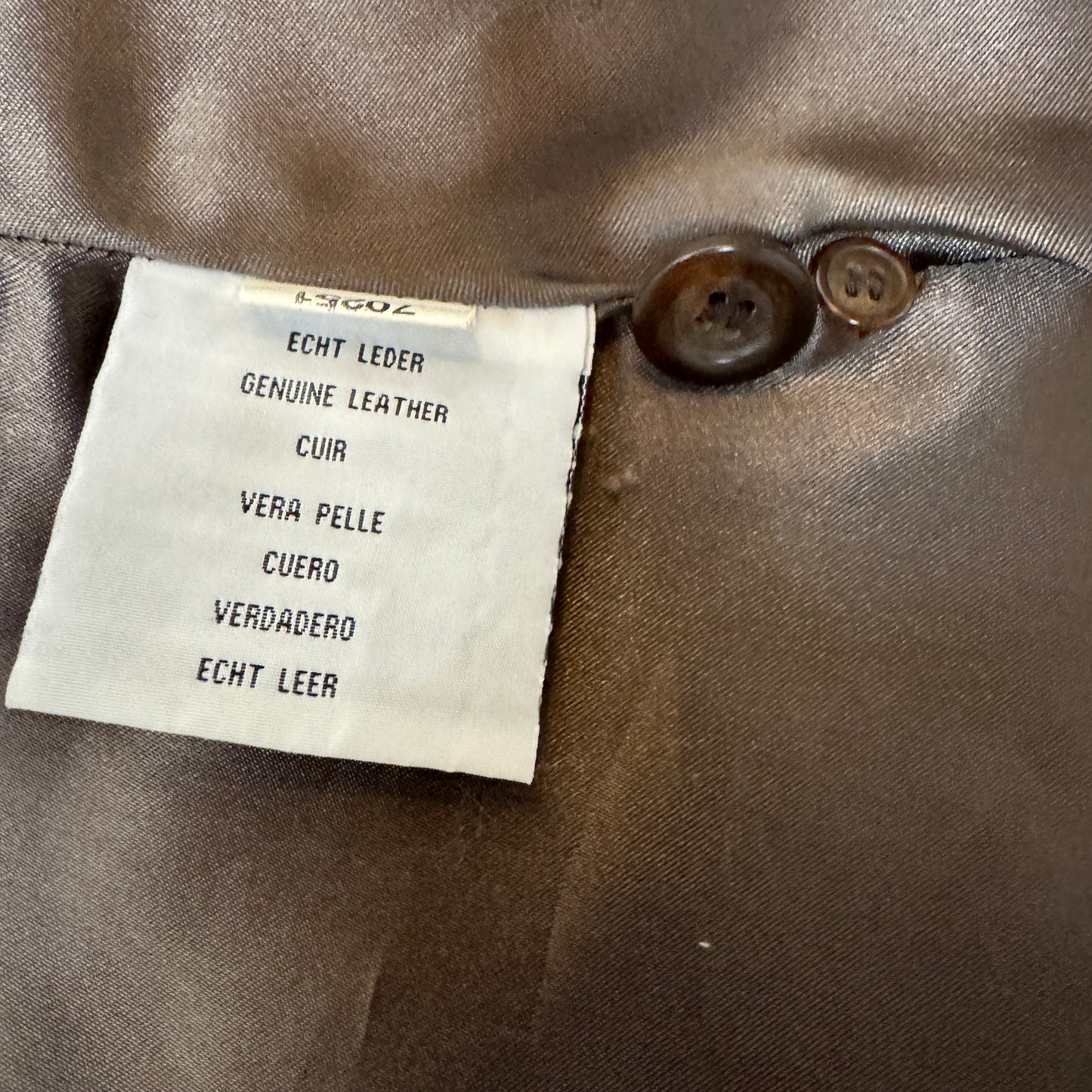 (S) Gipsy Wildleder Mantel dunkelbraun halblang Damen