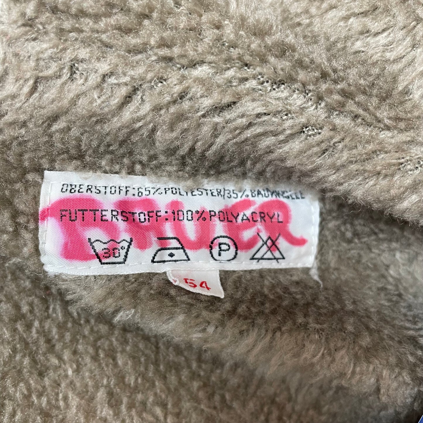 (XL) Originaler BW Army Parka Khaki olivgrün 54