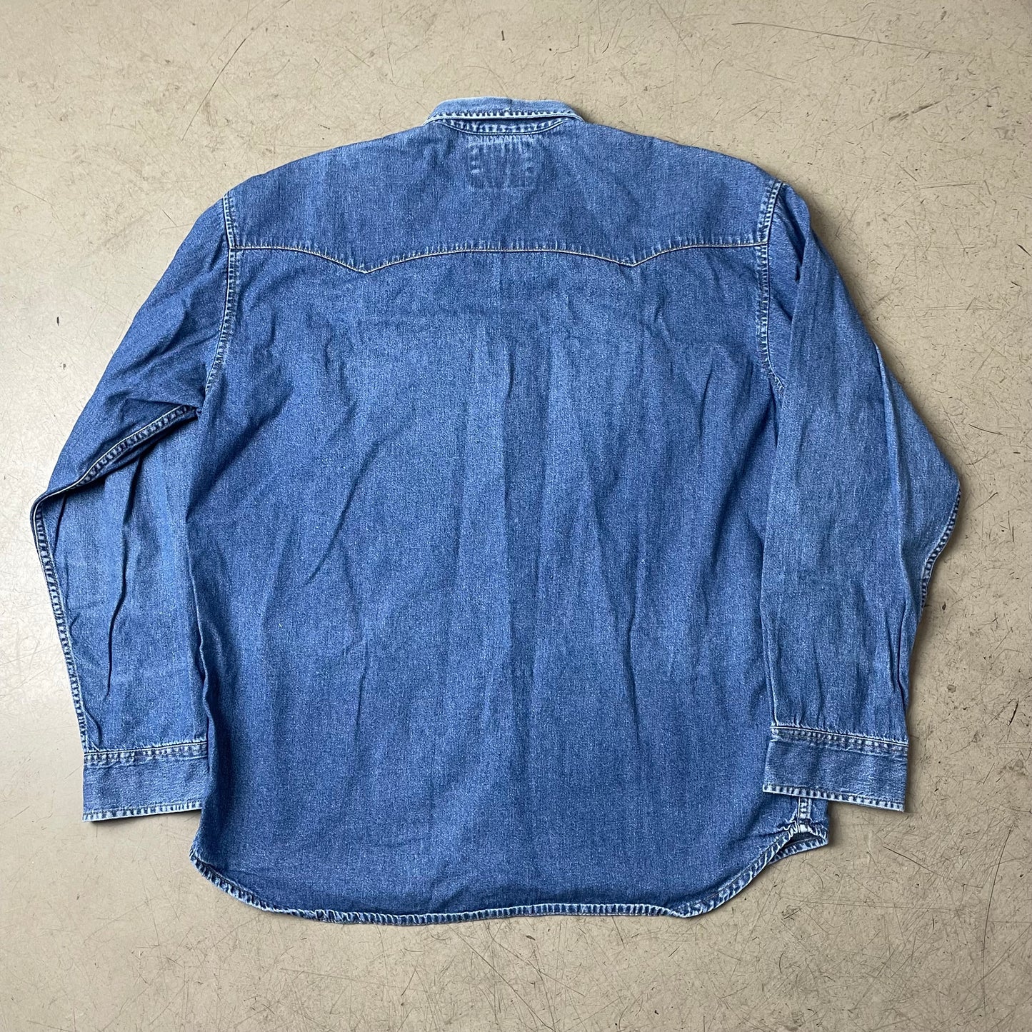 (XL) 1990s Levi’s Jeanshemd Denim Blau Western