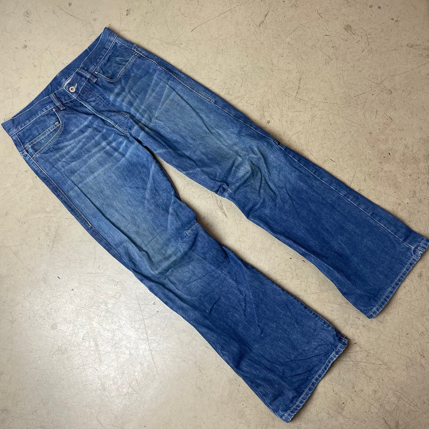 (M) Vintage Diesel Engineer Jeanshose blau W31