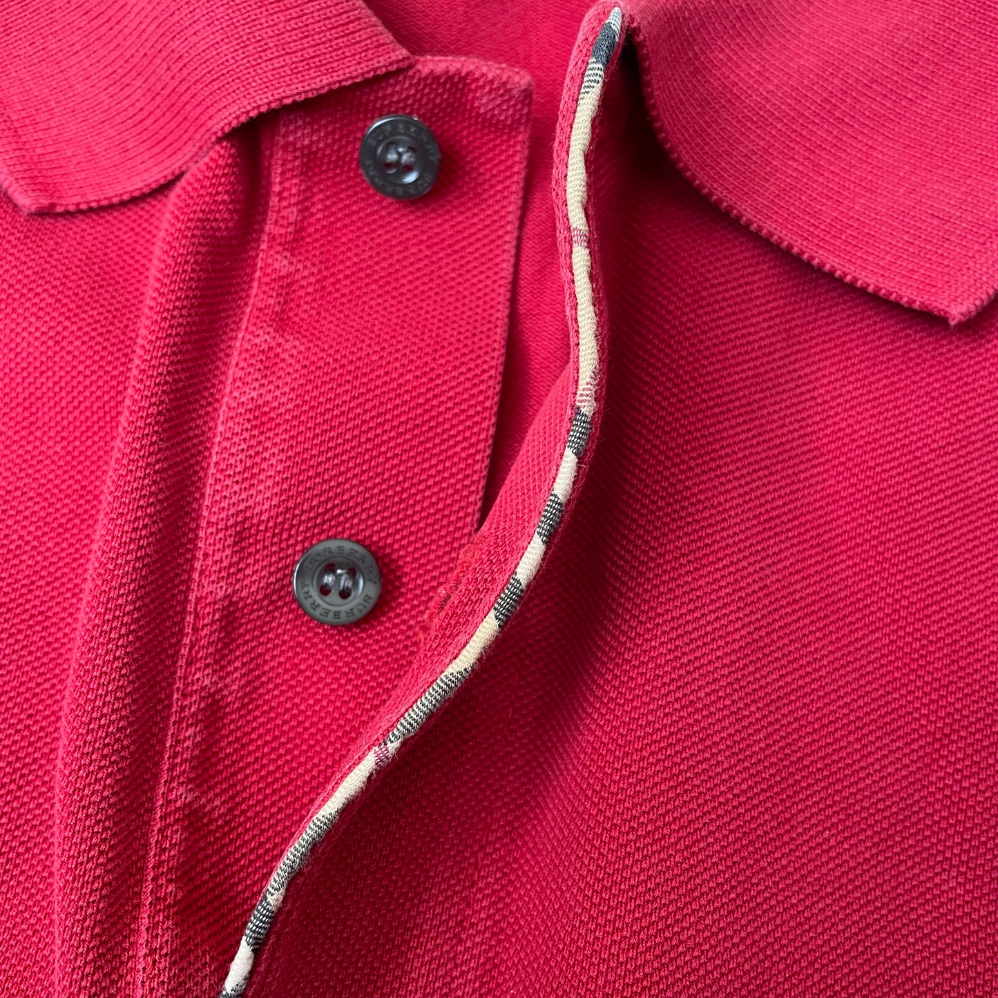 (M) Burberry Polo Tshirt Herren rot