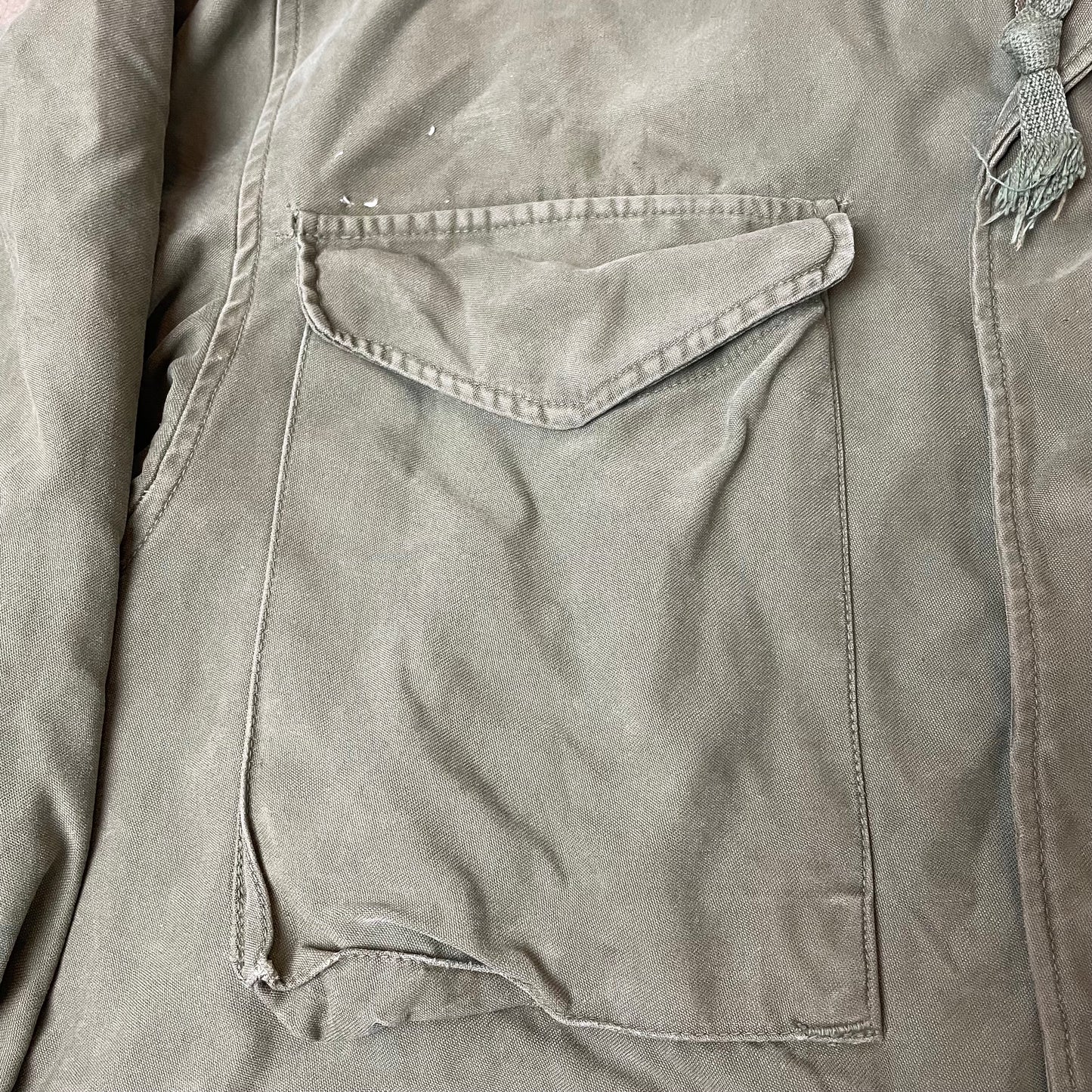 (L) Vintage M51 Field Jacket Faded grün US Army