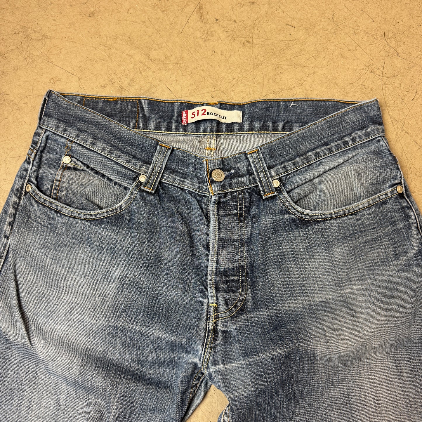 (L) Levi’s 512 Bootcut Jeanshose Faded blau W34/L32