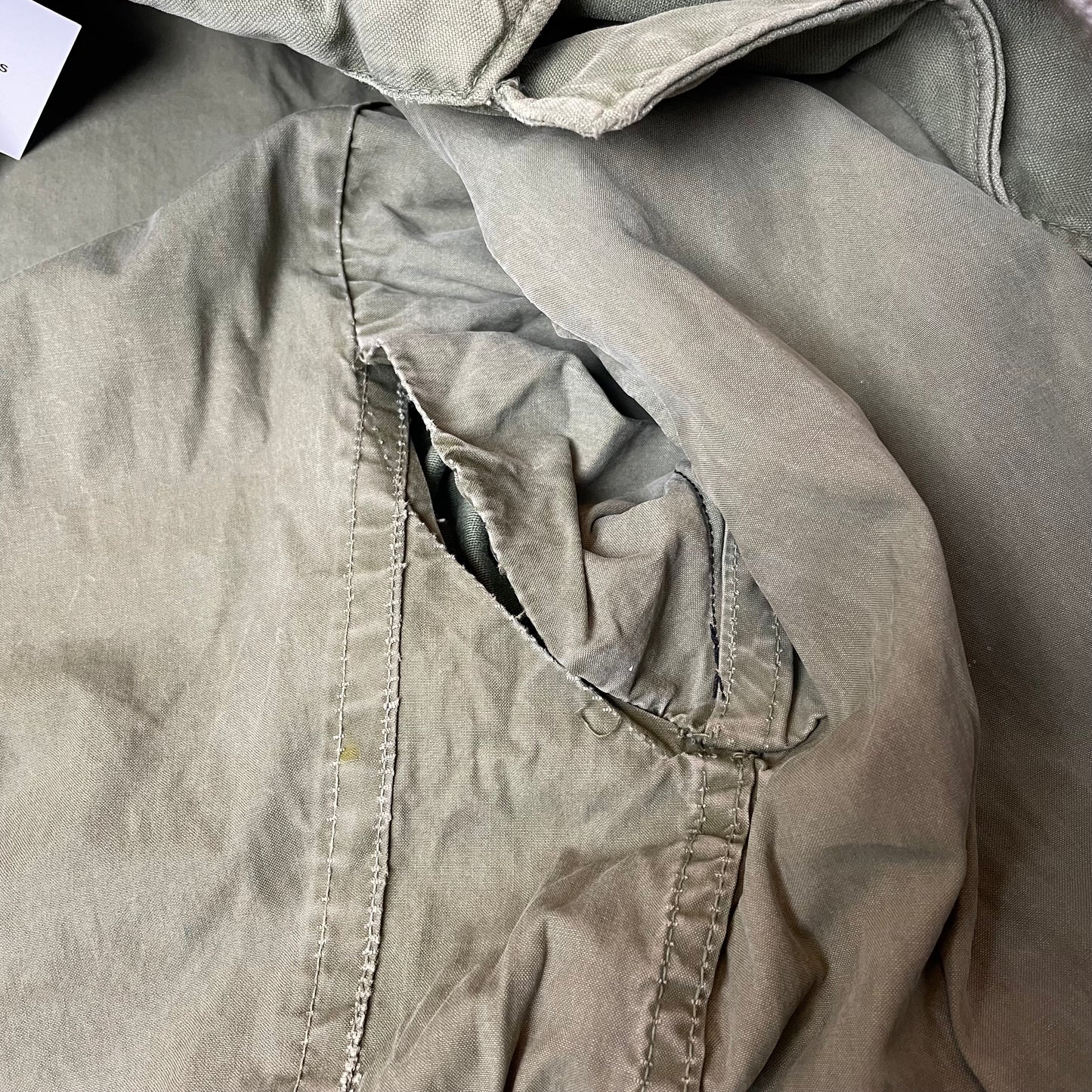 (M) Vintage M51 Field Jacket US Army faded grün S Long