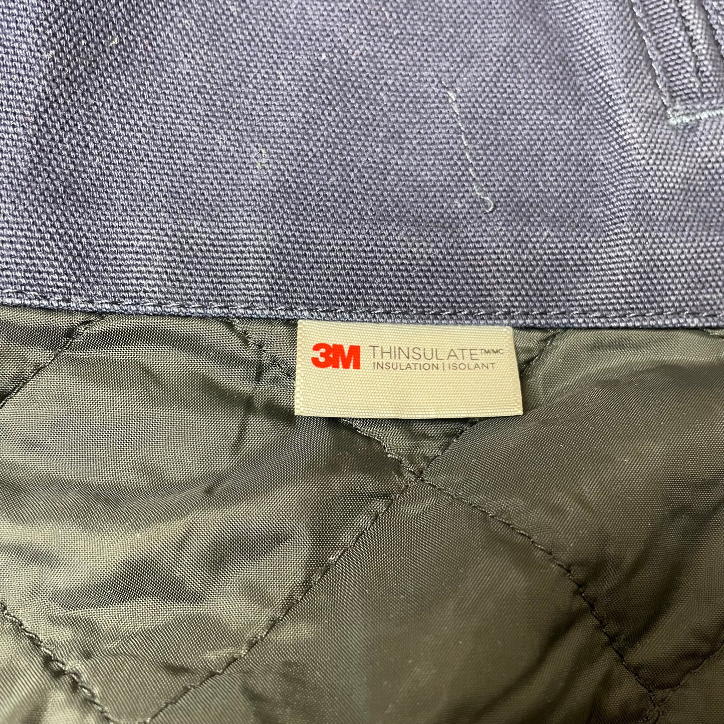 (L) Carhartt Hooded Active Jacket Workwear Navy dunkelblau