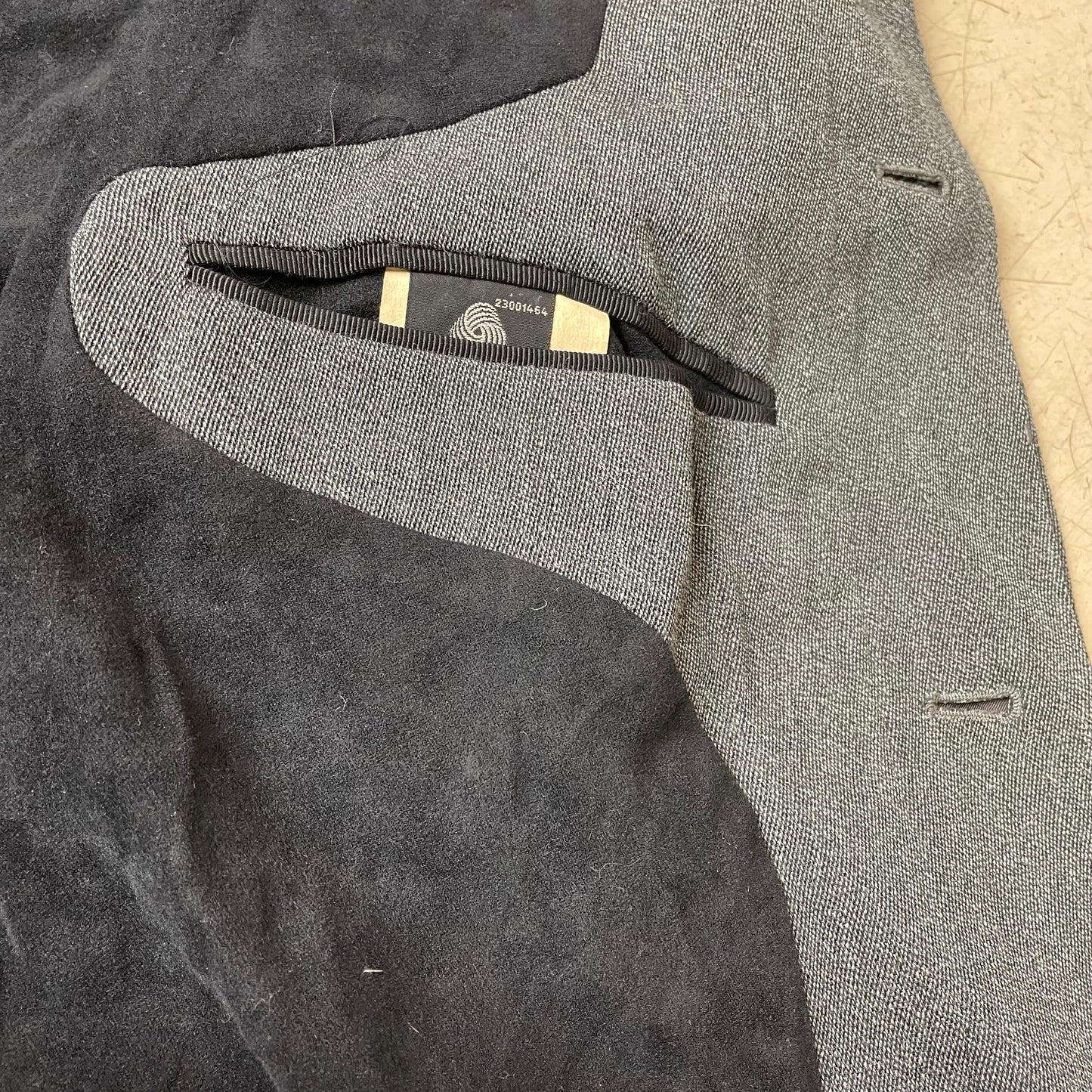 (XL) Vintage Yves Saint Laurent Homme Wollmantel Schurwolle grau Gr.50