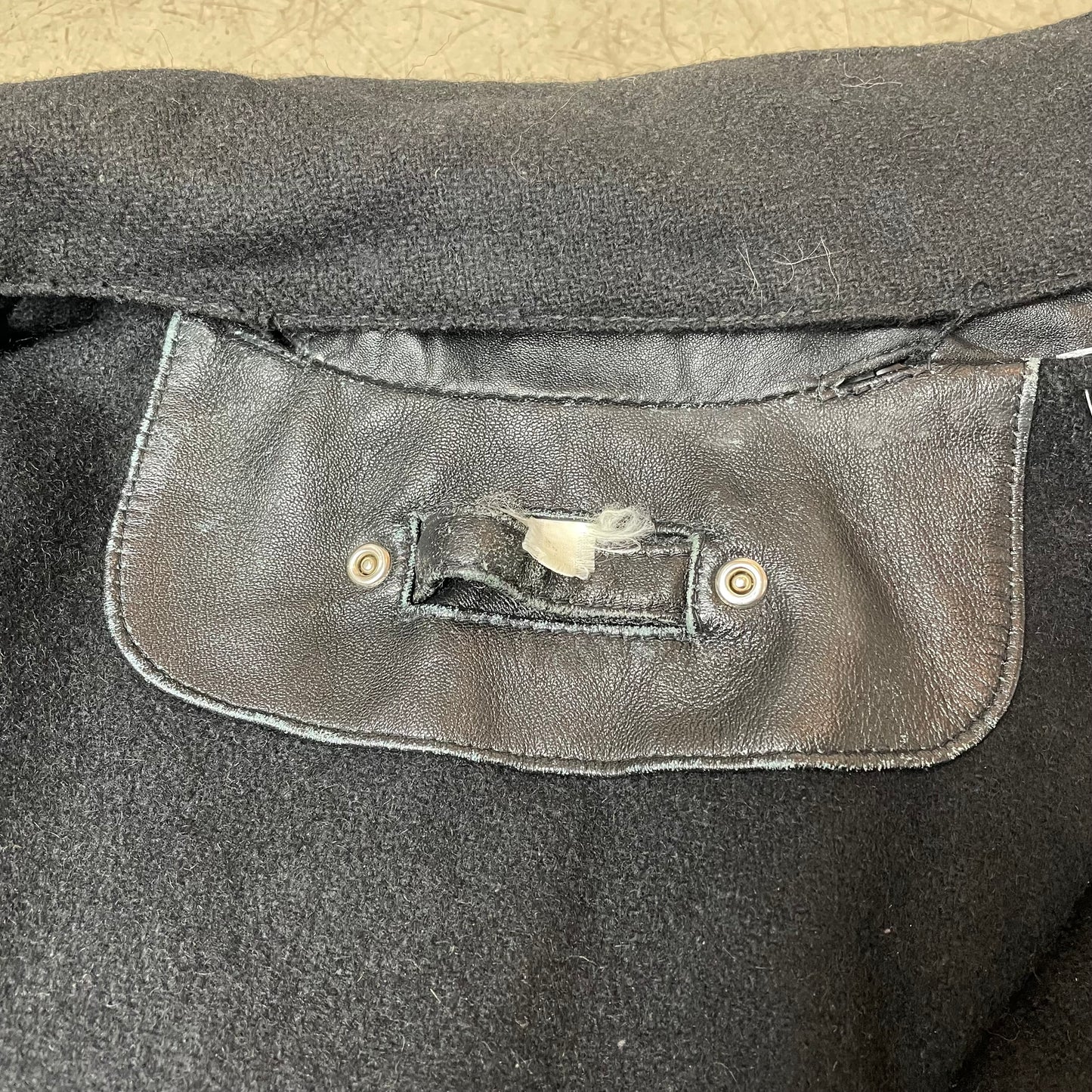 (L) Lederjacke schwarz