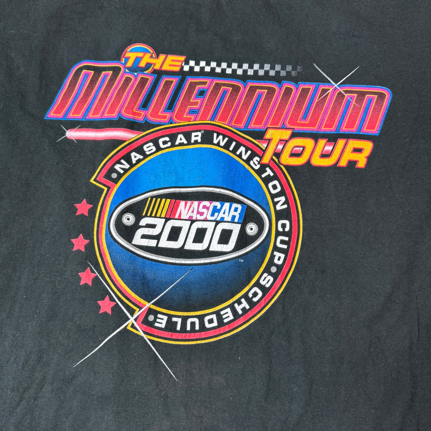 (XL-XXL) 2000s Nascar Millenium Tour Racing Tshirt Schwarz by Chase