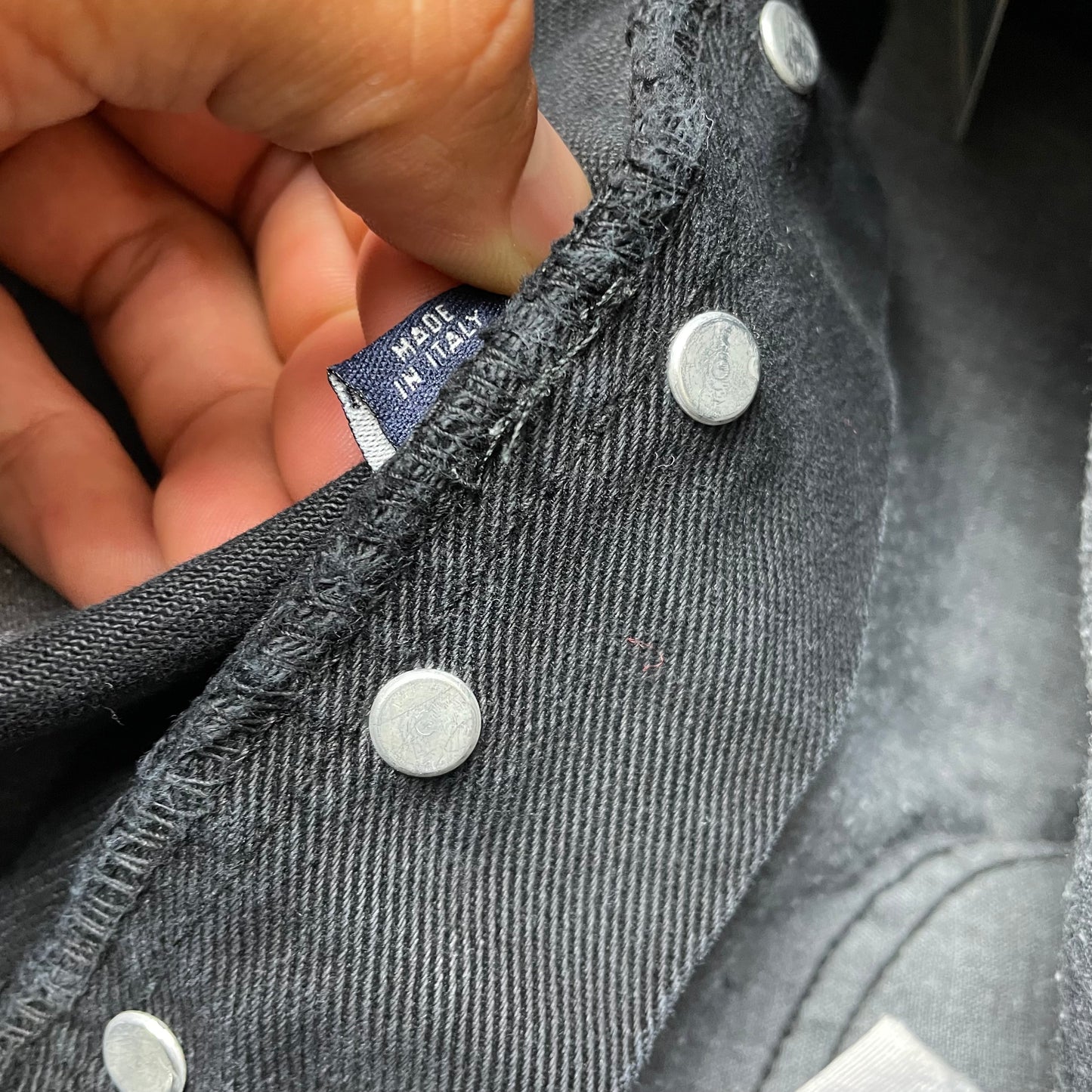 (XL) 1990s Versace Jeanshose schwarz 38 52