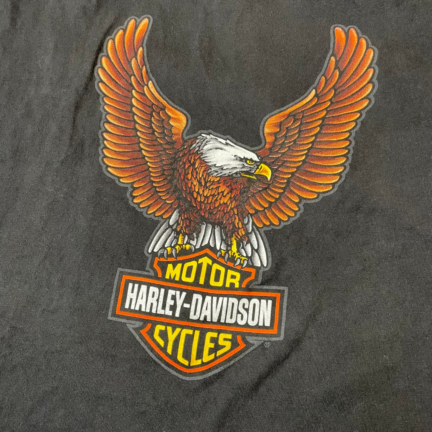 (XL) Harley Davidson Oakland California Eagle Tshirt schwarz