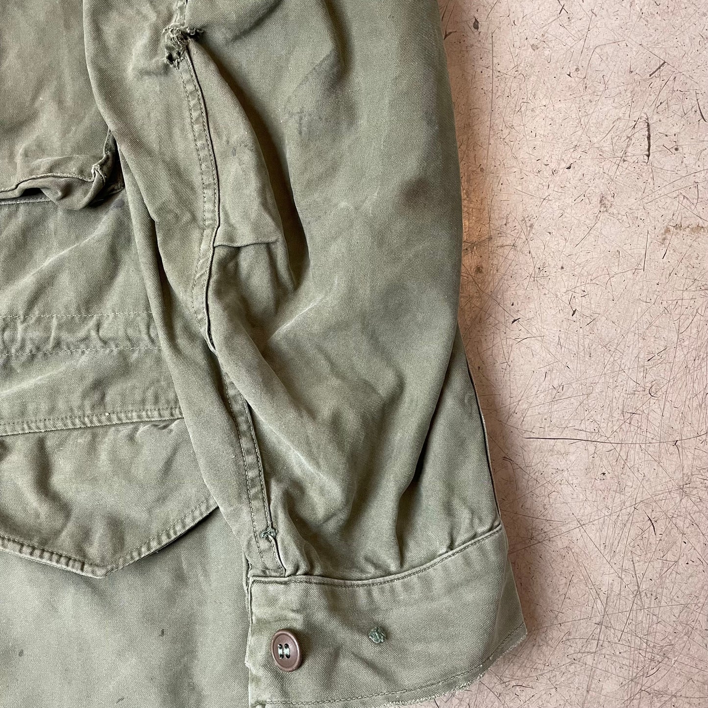 (L) Vintage M51 Field Jacket Faded grün US Army