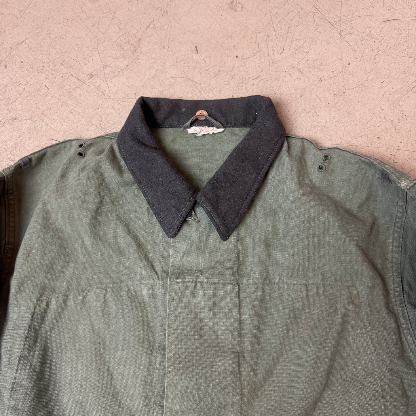 (L) Vintage DDR Army Work Jacket