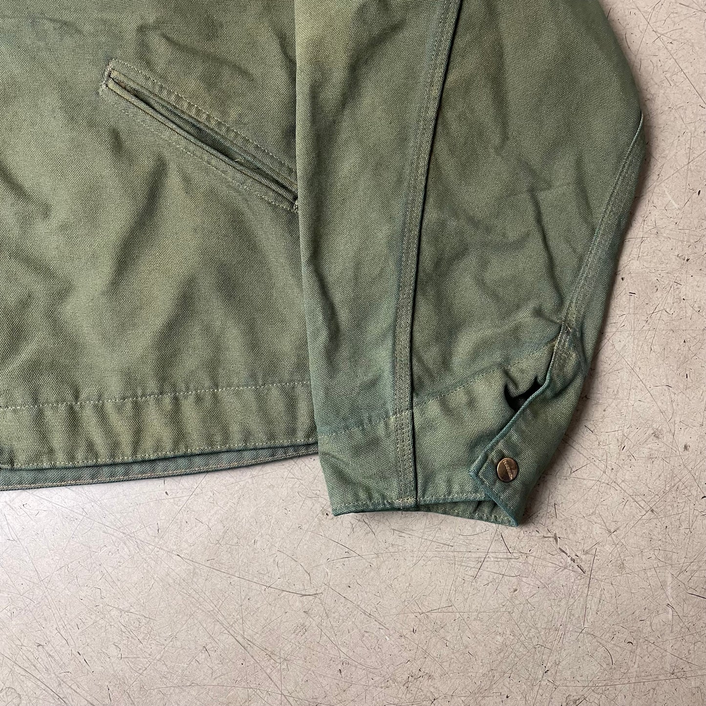 (L) Carhartt Detroit Workwear Jacke dunkelgrün
