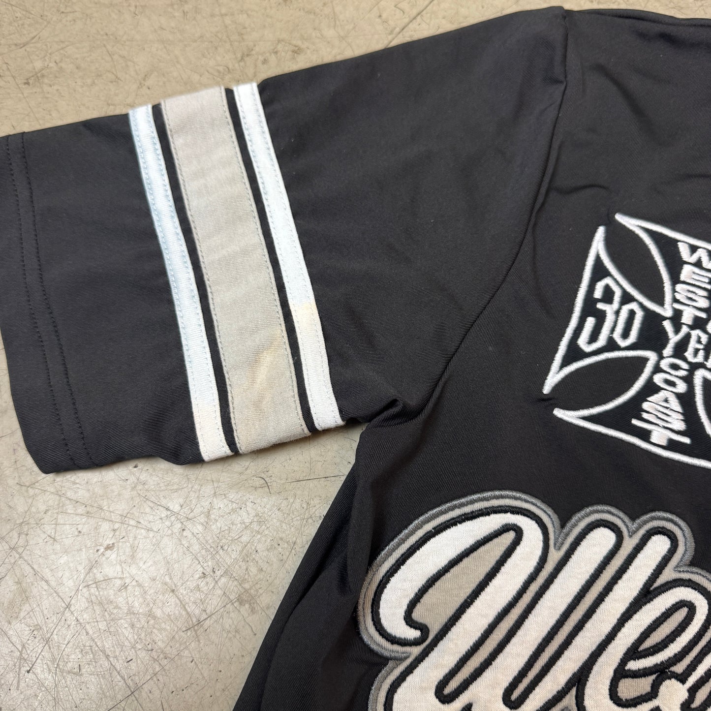(S-M) Rare West Coast Choppers Baseball Jersey