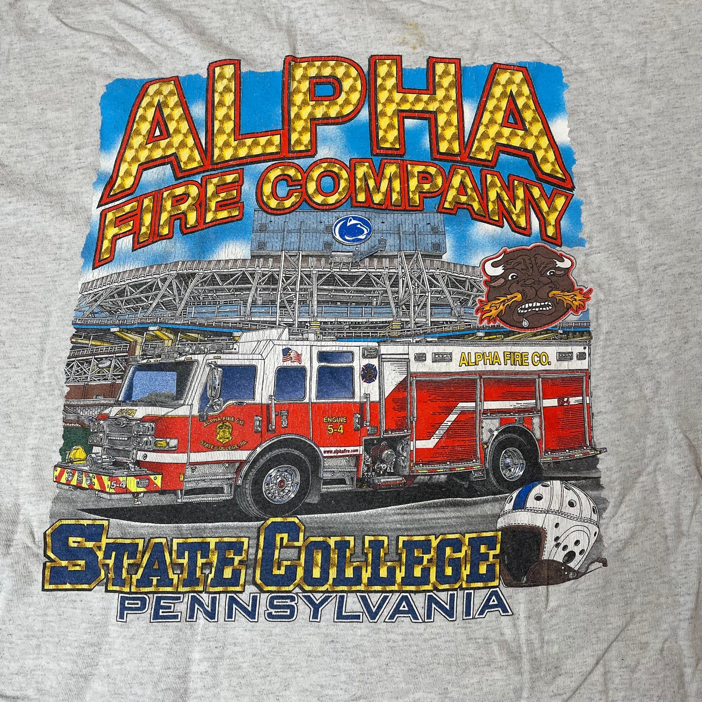 (XL) Alpha Fire Company State College Pennsylvania grau