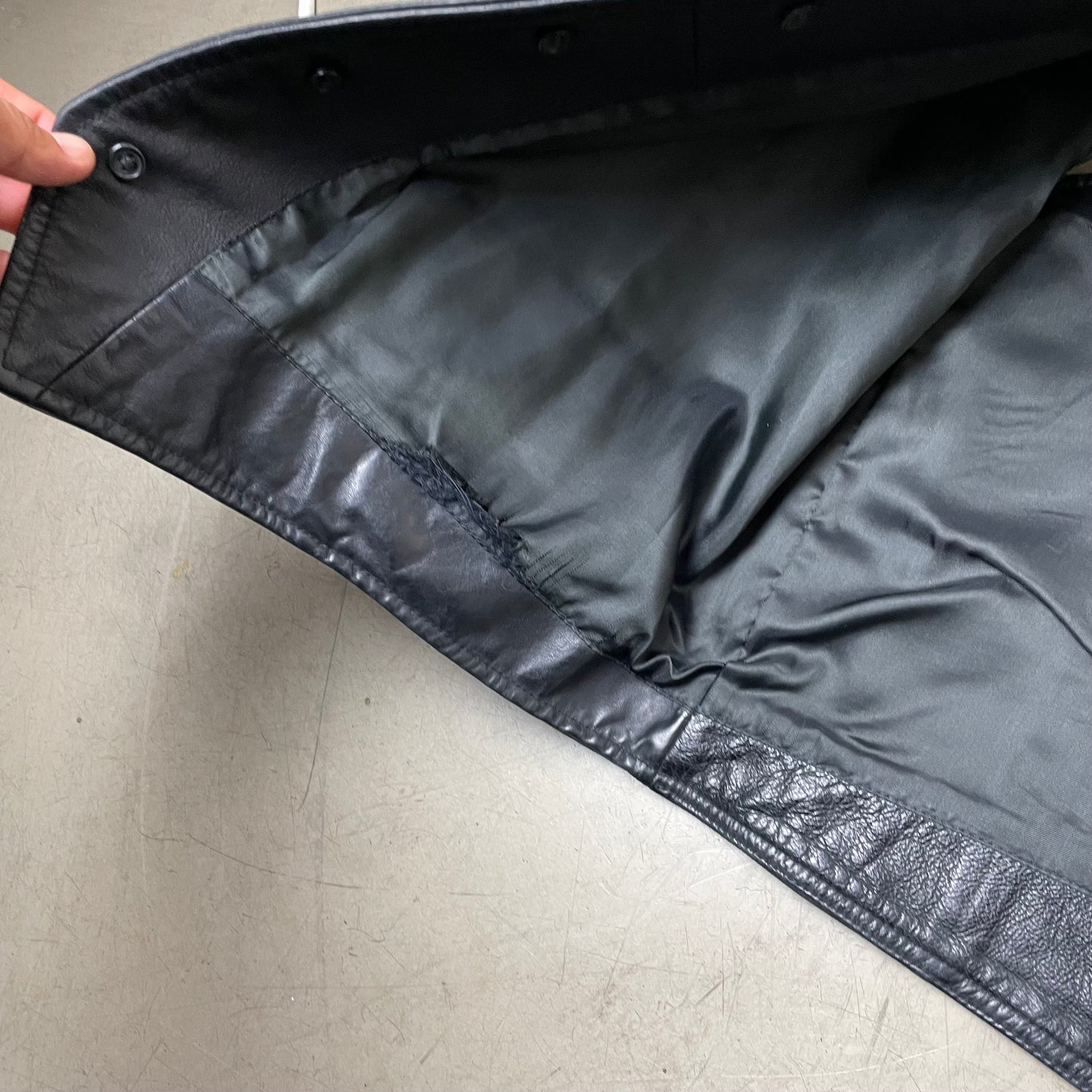 (XL) Camel Active Lederweste schwarz 54