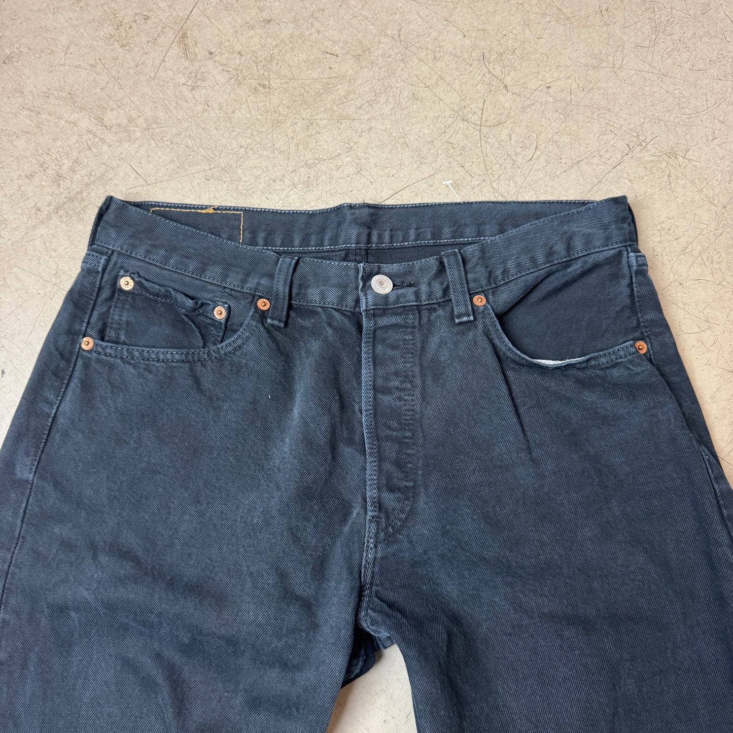 (L) Levi’s 501 Jeanshose schwarz W33/L30