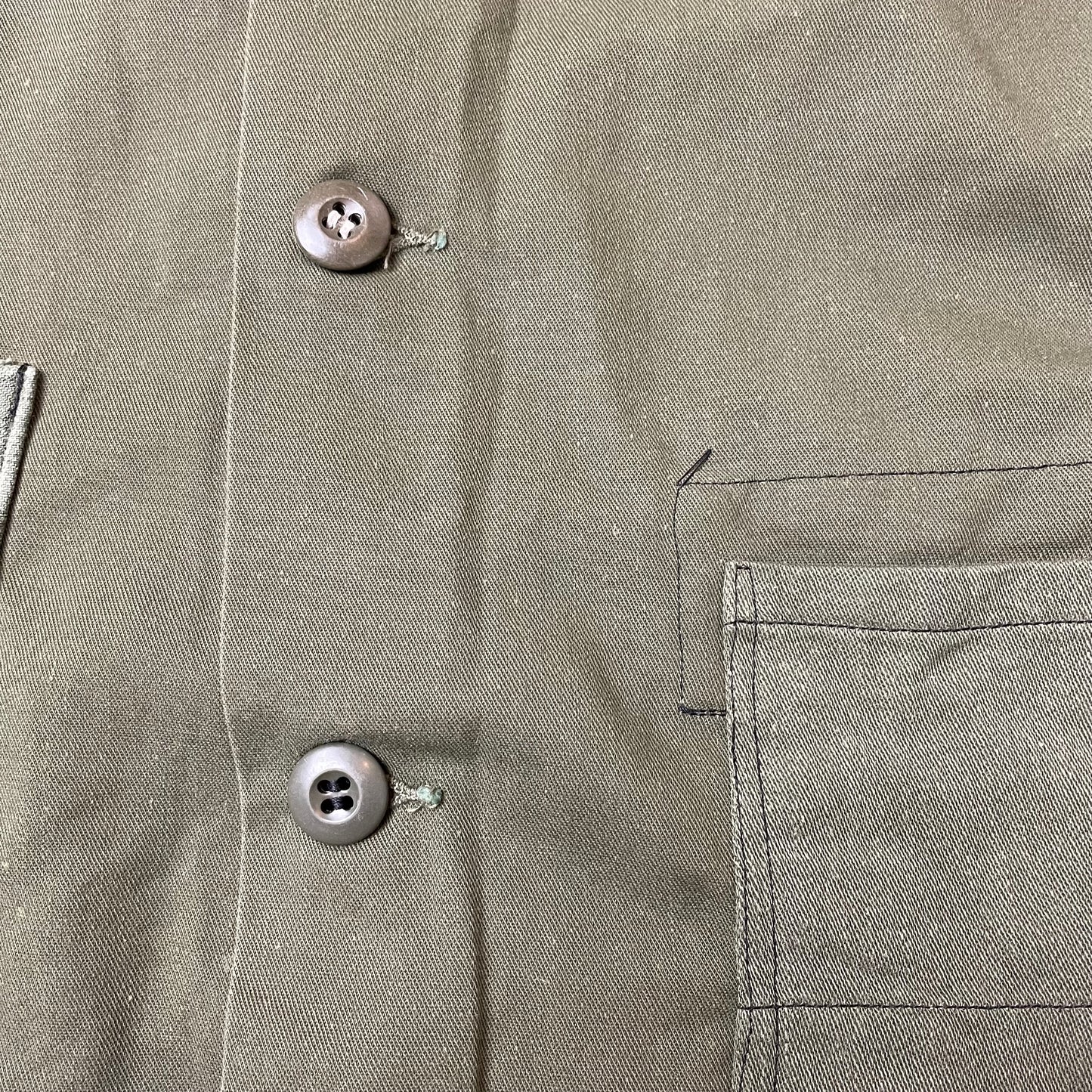 (L) 1980s OG507 US Army Hemd grün