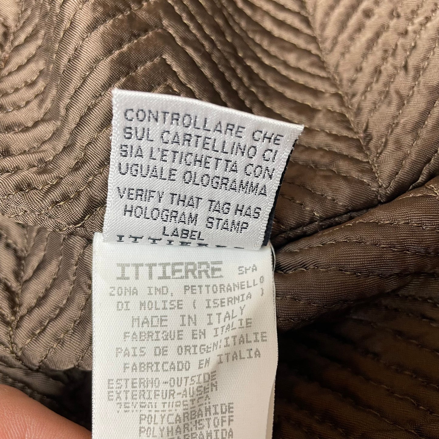 (S) Wmn 1990s Versace Couture Mantel Jacke braun