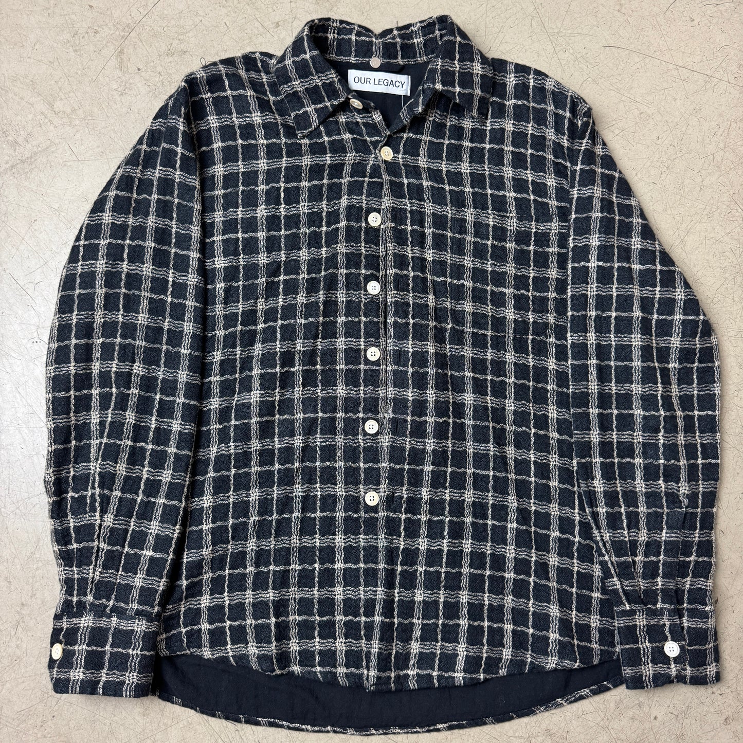 (M-L) Our Legacy Flanellhemd EU Gr. 44