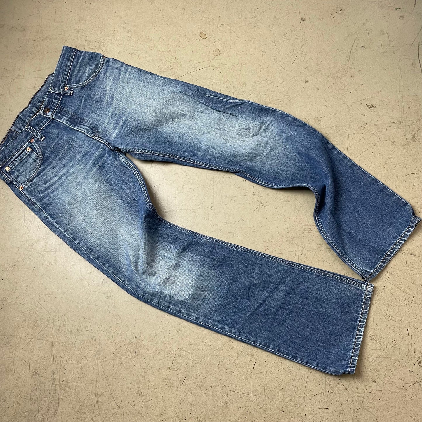 (M) Levi’s 507 Jeanshose faded blau W31L34