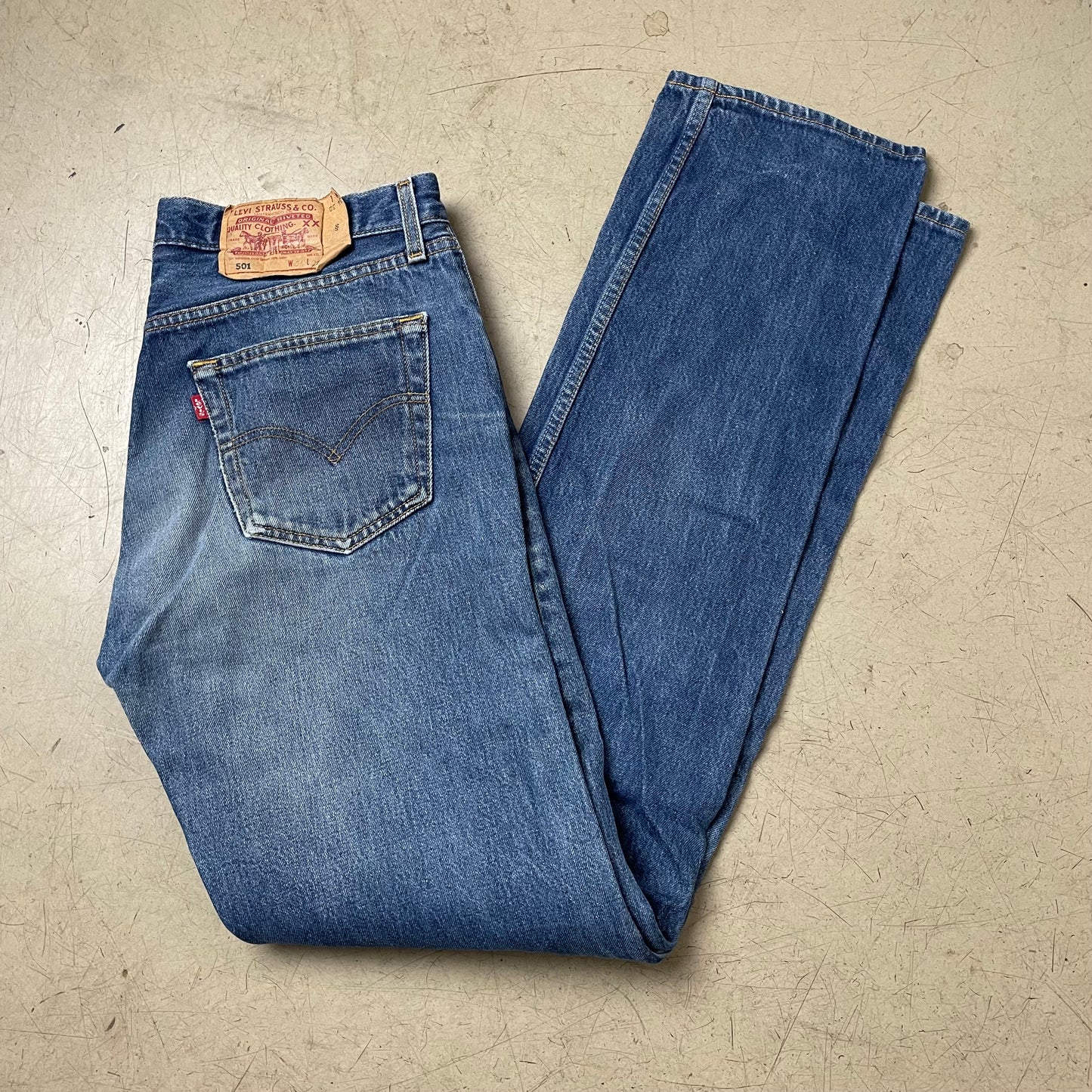 (L) Levi’s 501 Jeanshose blau W34L38