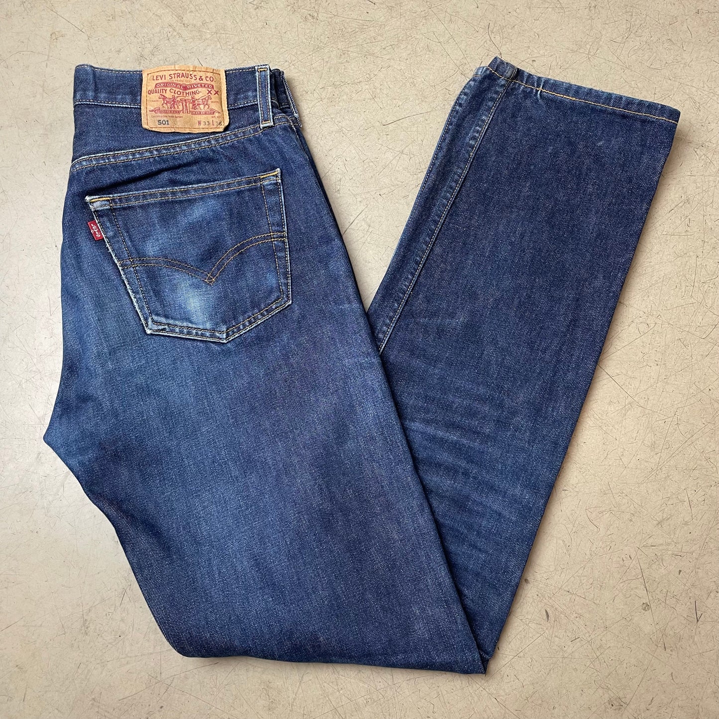 (L) Levi’s 501 Jeanshose blau W33/L36