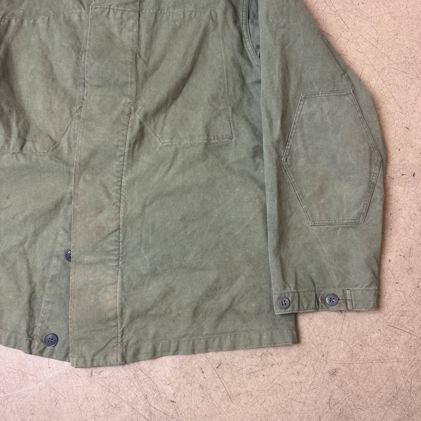 (L) Vintage DDR Army Work Jacket