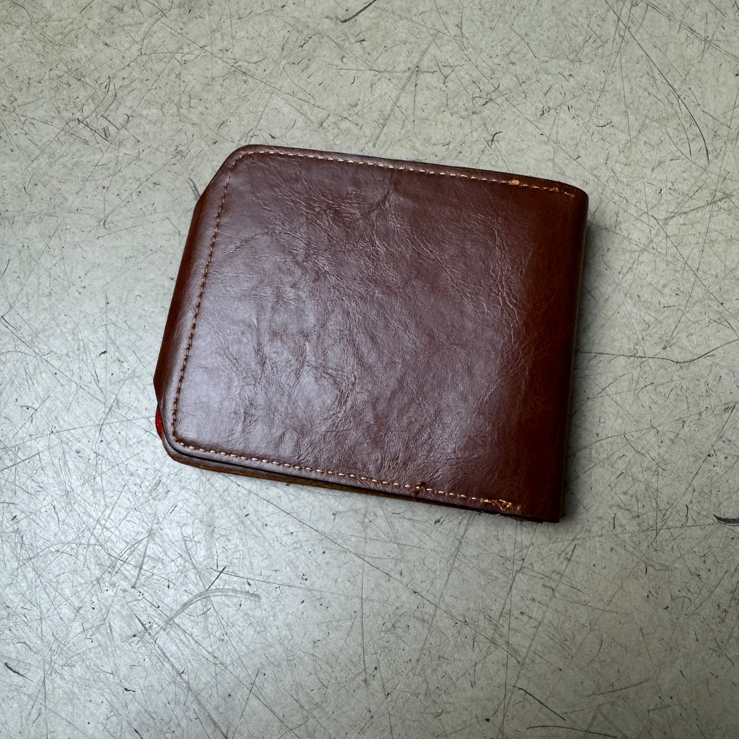 Western Leder Geldbeutel braun