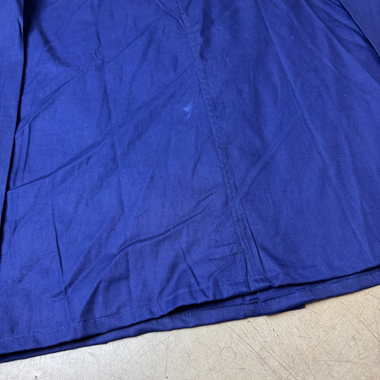 (XL-XXL) Repaired French Work Shirt blau