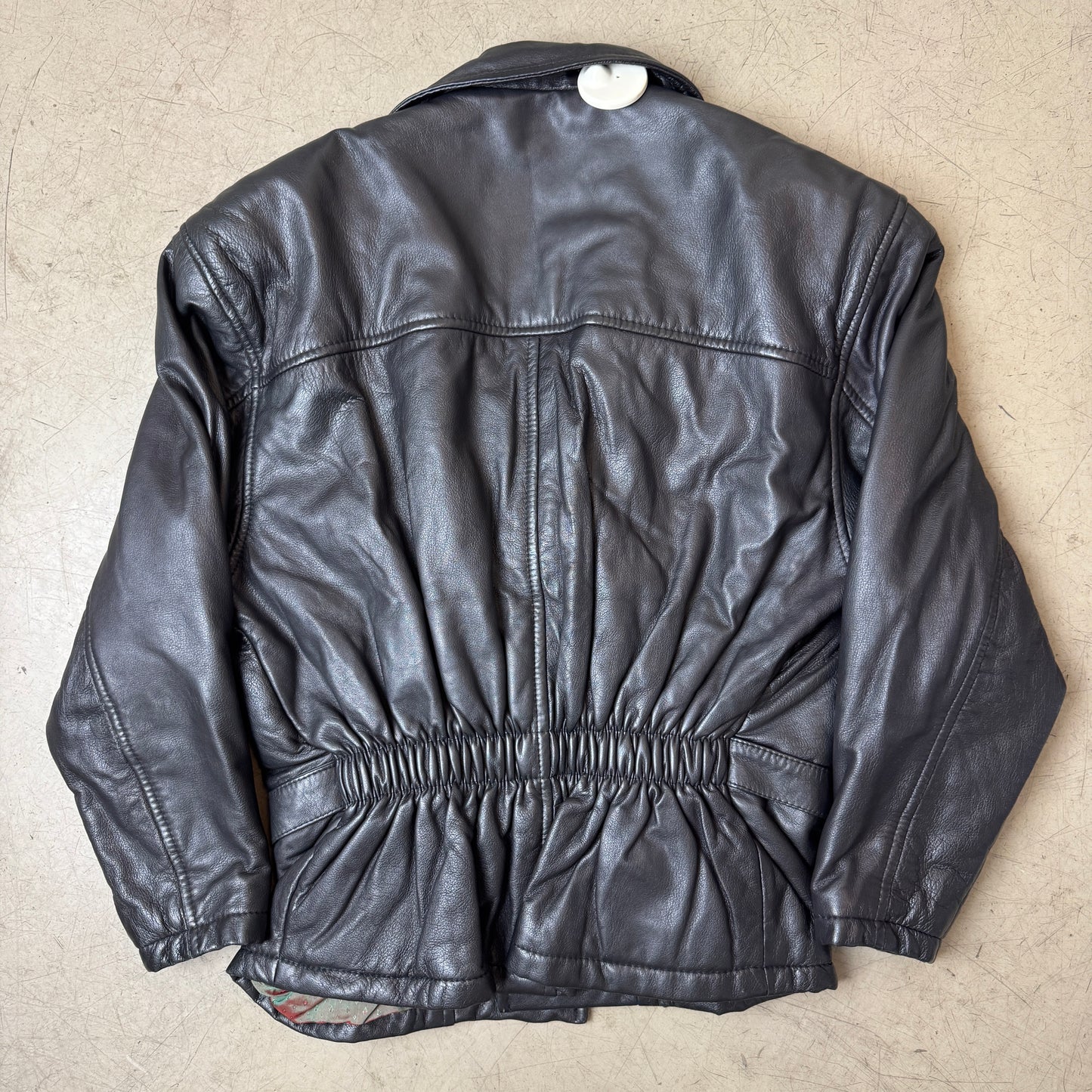 (M) Biker Lederjacke schwarz