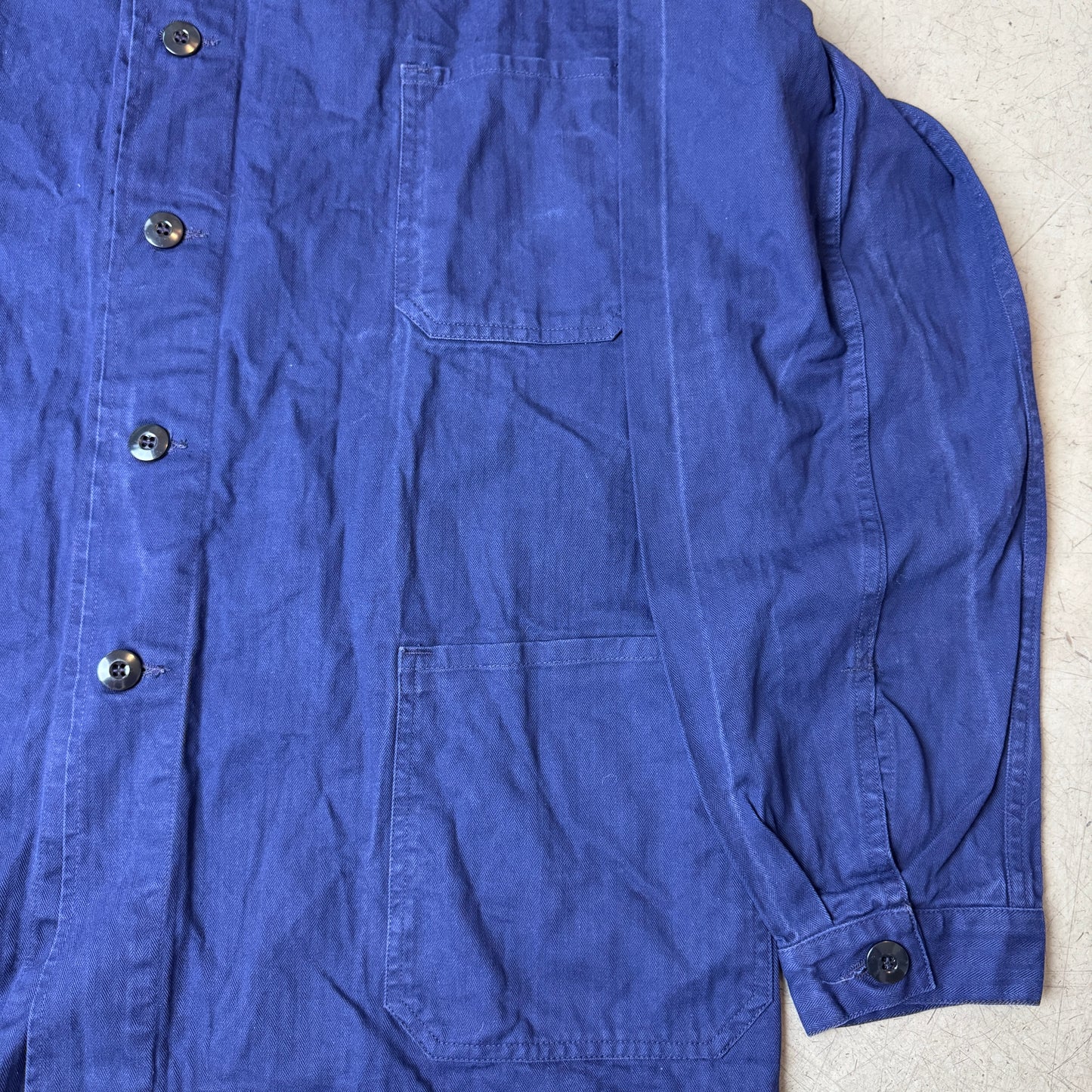 (XL) French Work Shirt blau