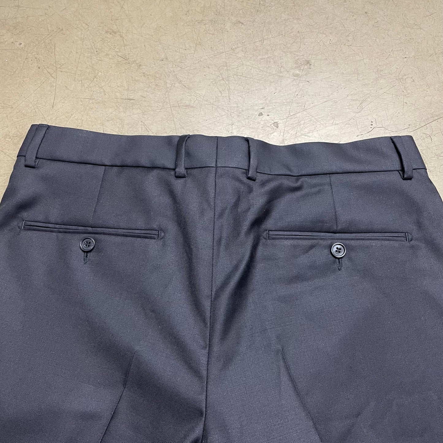 (L) Rare Cartier Uniforms Anzughose Navy dunkelblau 42