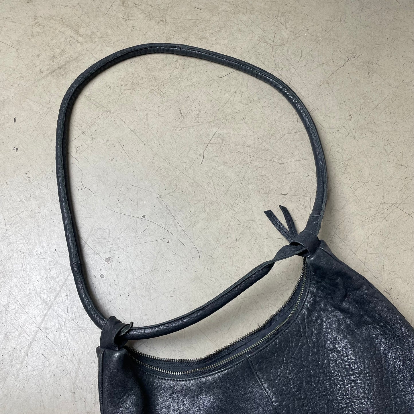 Legend Leder Side Bag Tote Bag Tasche schwarz