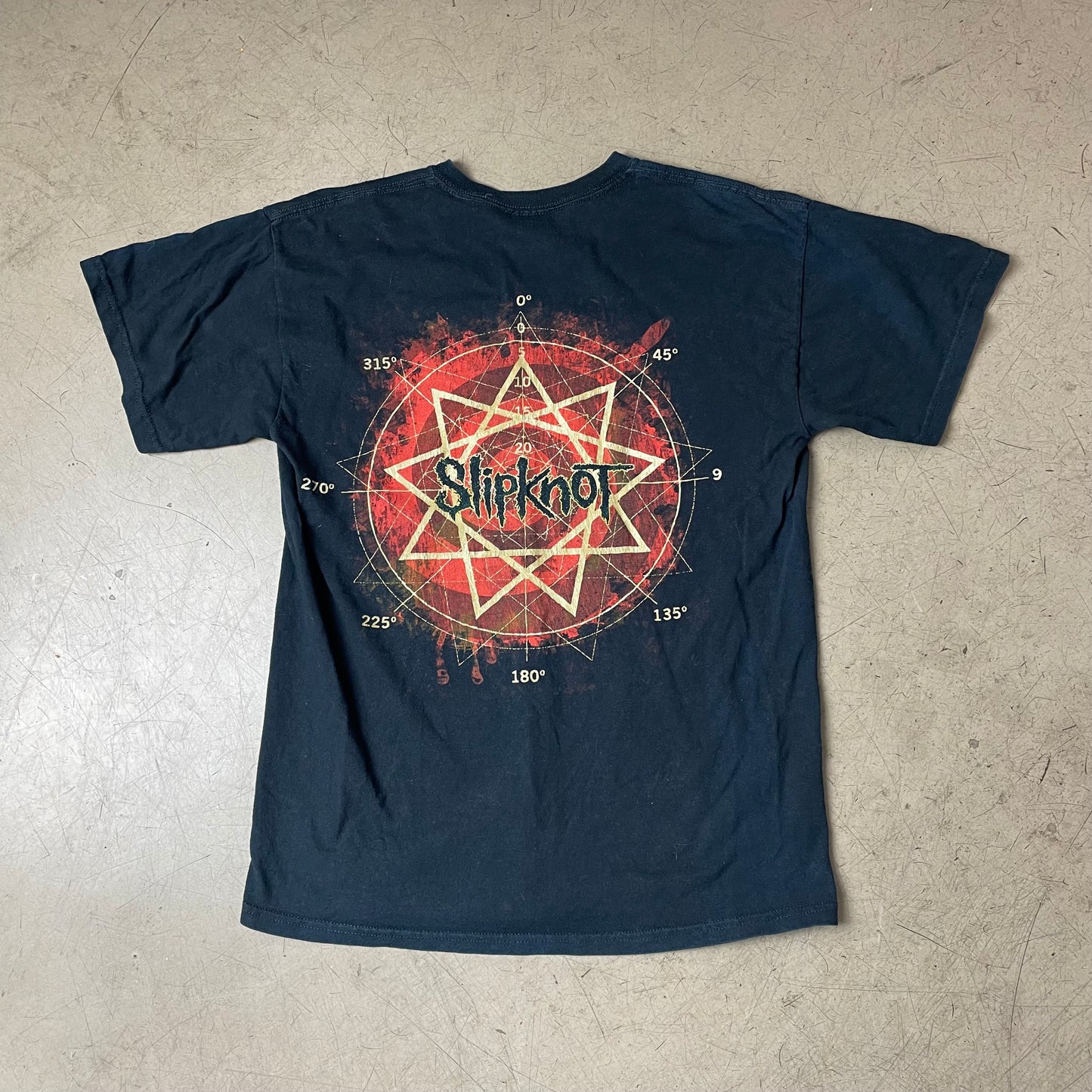 (M) Slipknot Band Tshirt schwarz rot