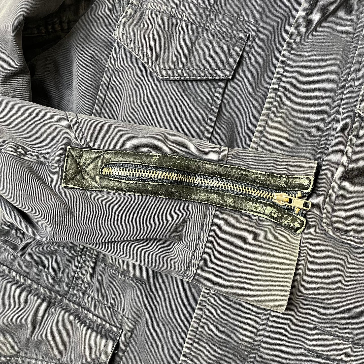 (S) Diesel Army Cotton Jacket faded blau